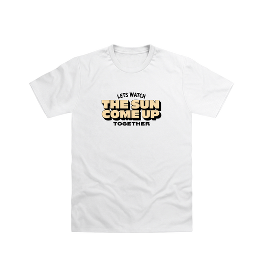 Arctic White Printed T-shirt Front