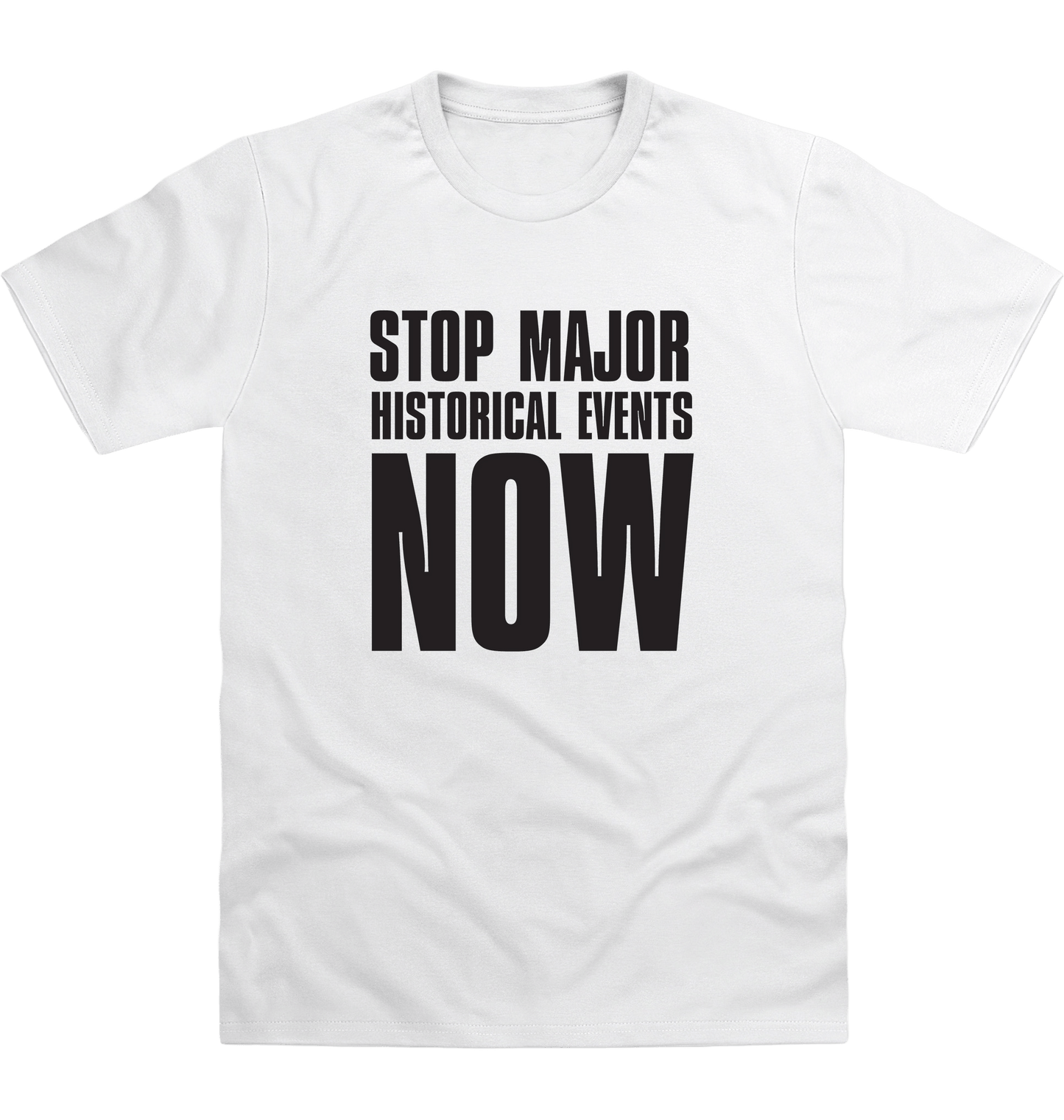 Arctic White Printed T-shirt Front