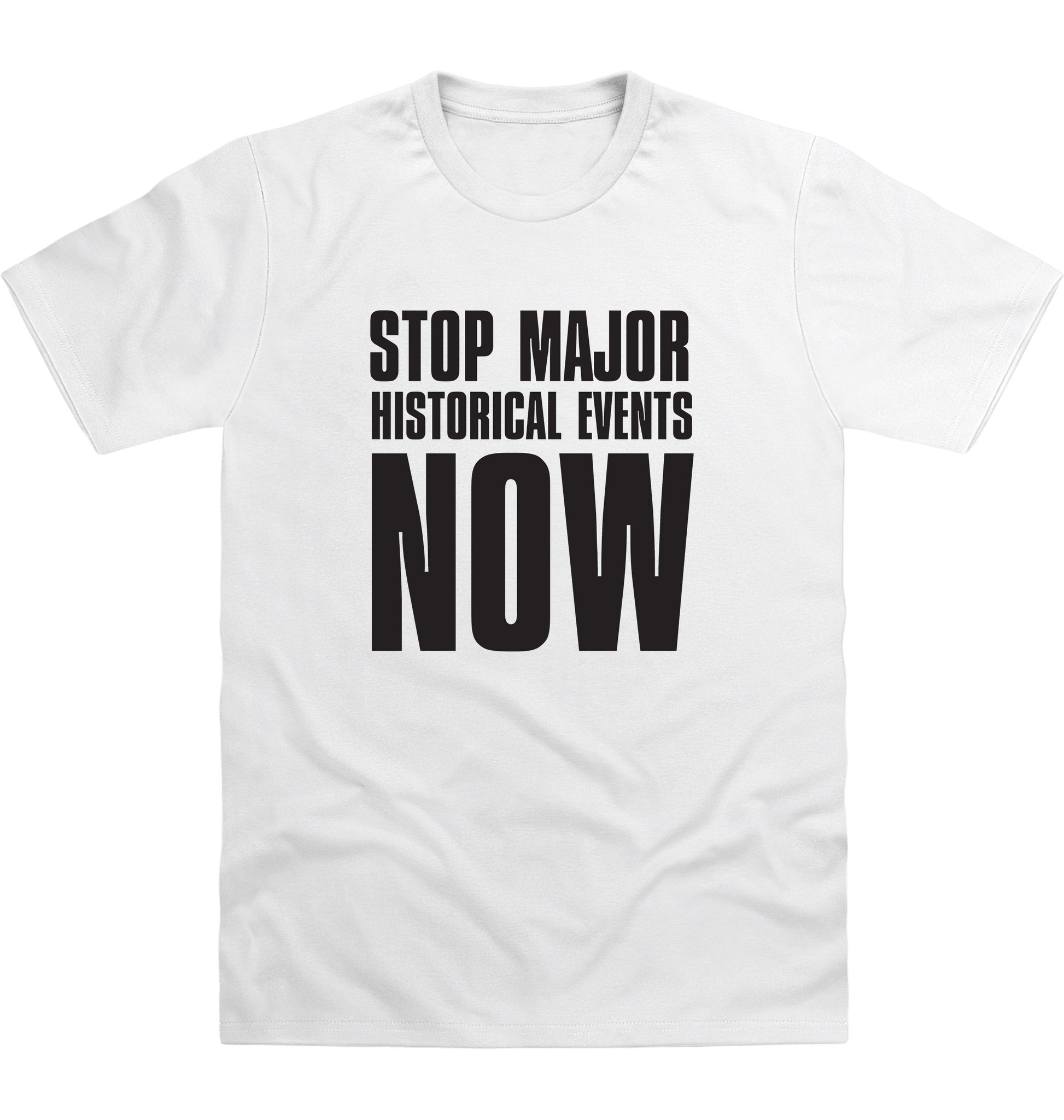 Arctic White Printed T-shirt Front