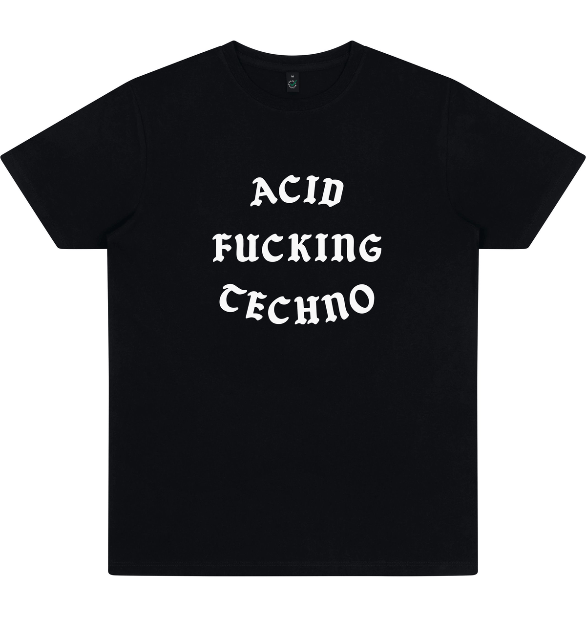 Black Printed T-shirt Front