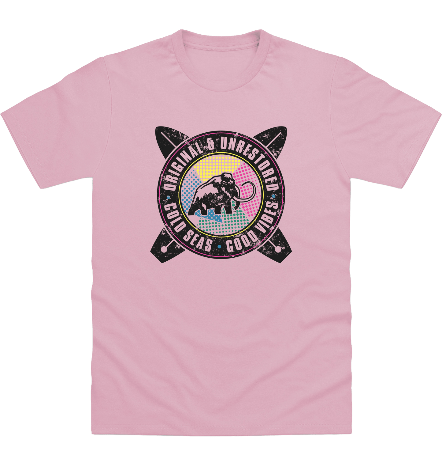 Baby Pink Printed T-shirt Front