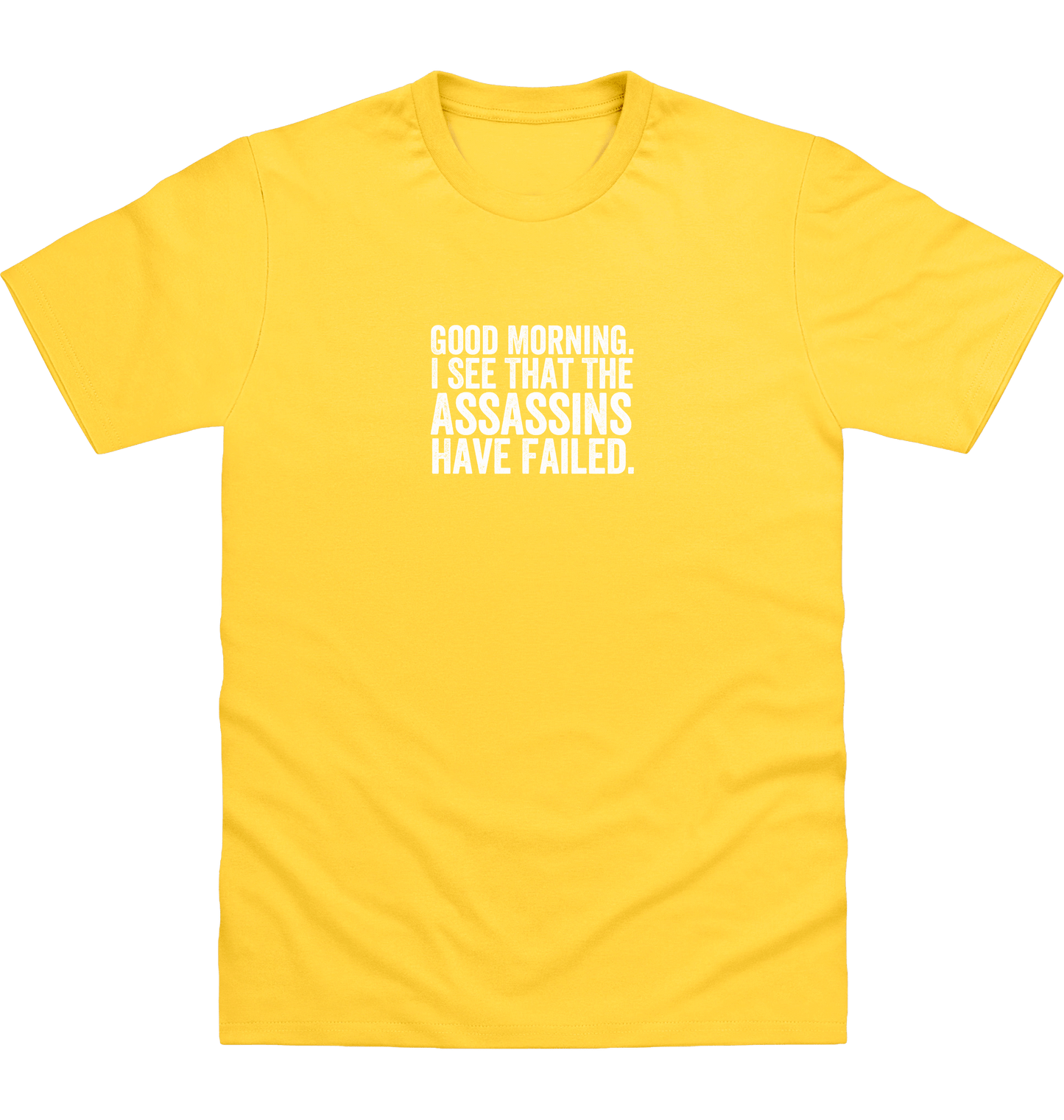 Sun Yellow Printed T-shirt Front