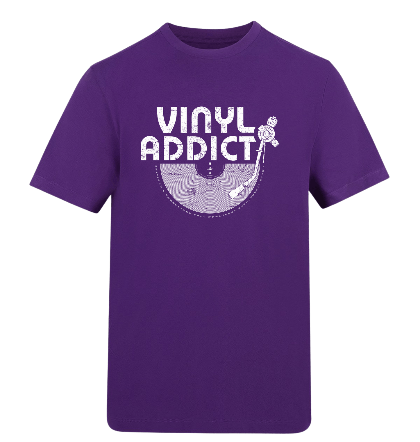 Purple Printed T-shirt Front
