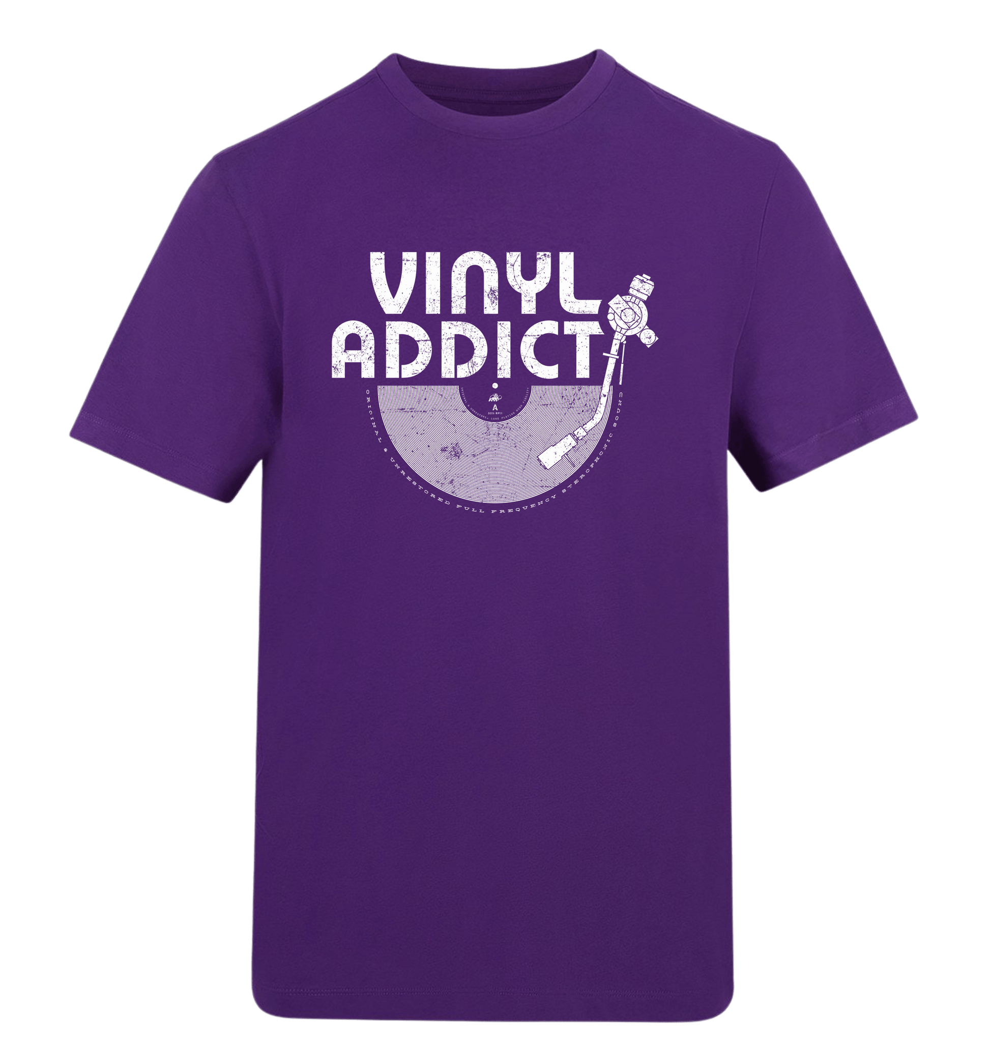 Purple Printed T-shirt Front
