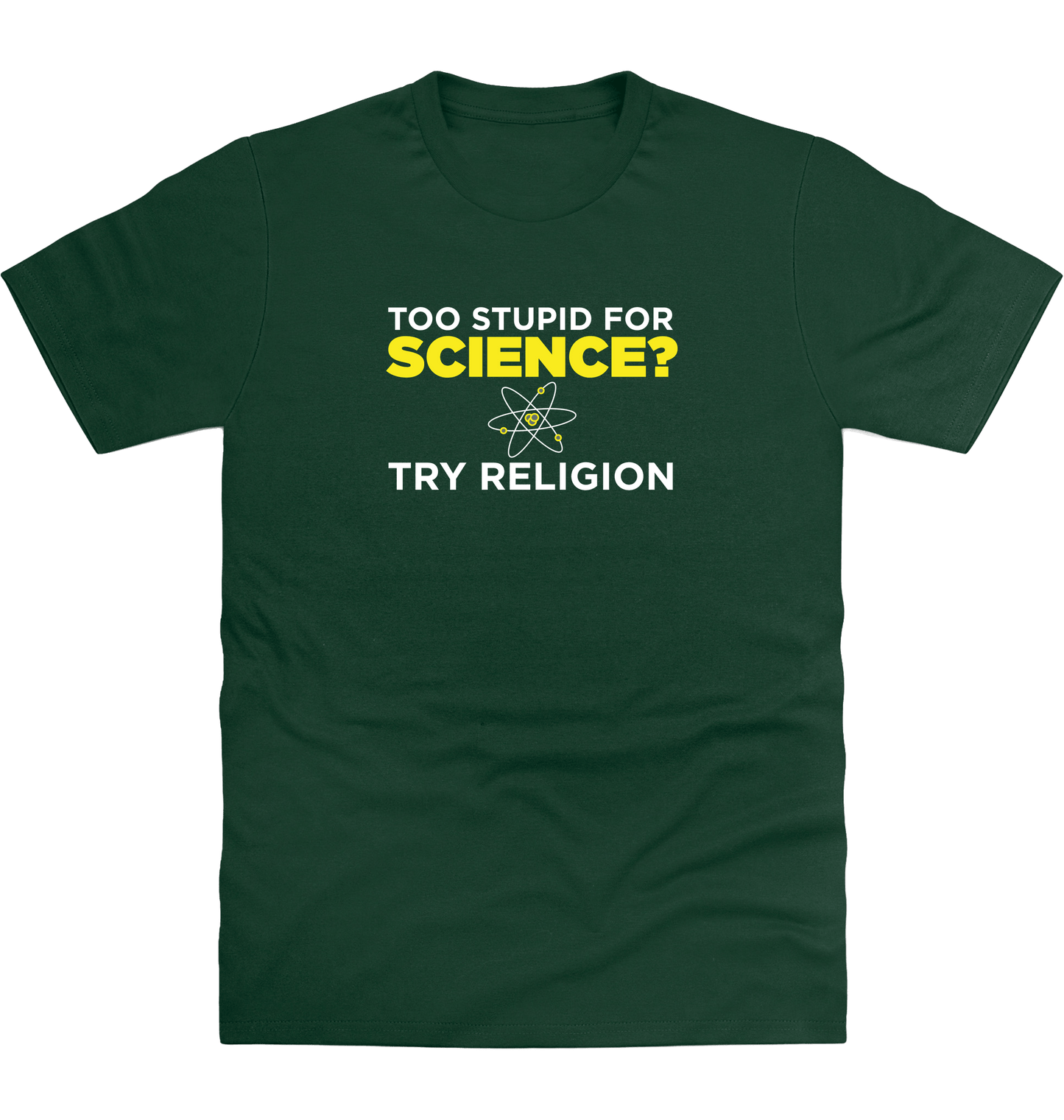 Bottle Green Printed T-shirt Front