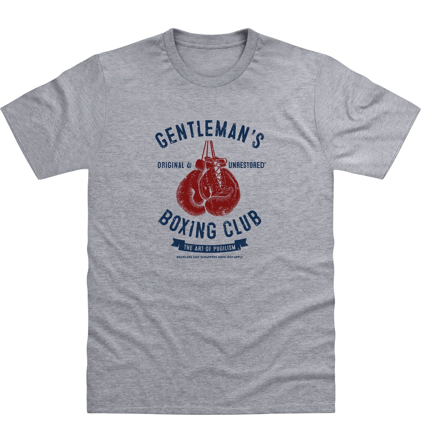 Heather Grey Printed T-shirt Front