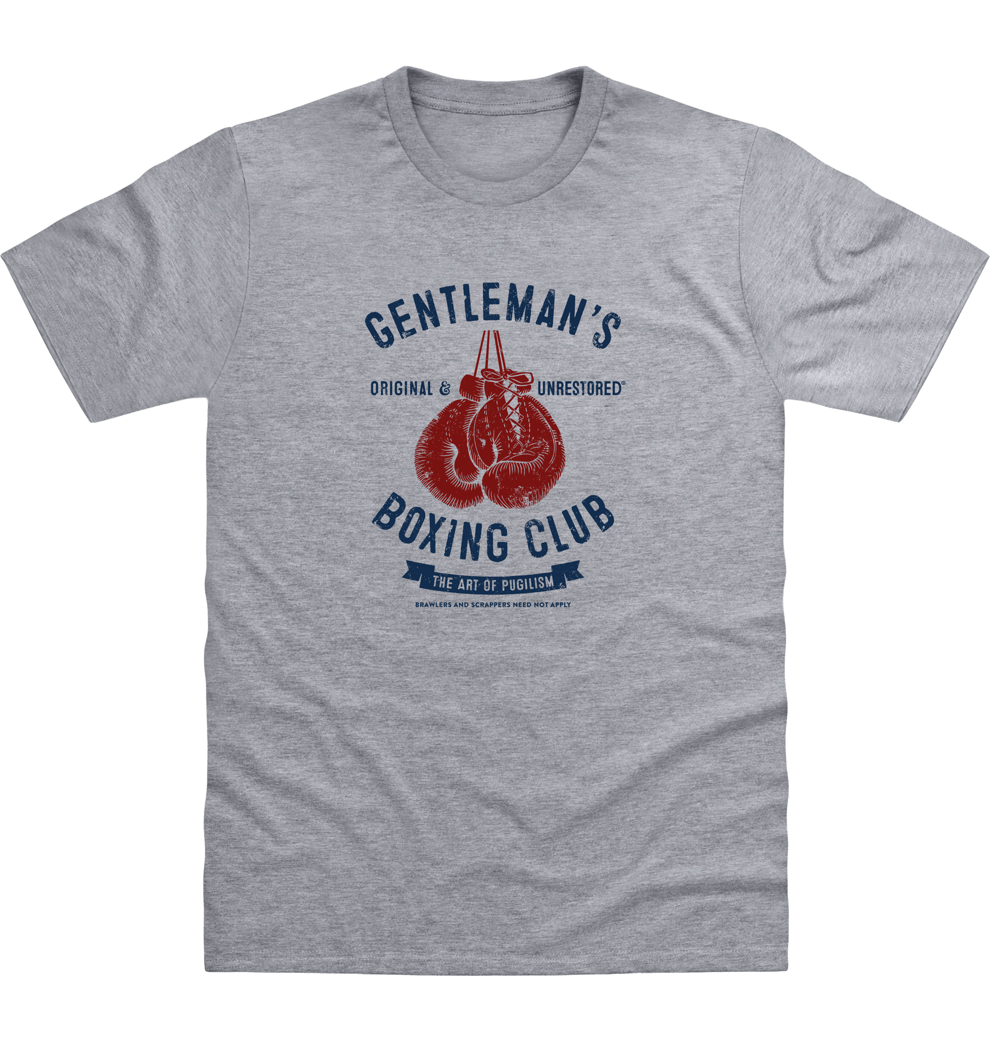 Heather Grey Printed T-shirt Front