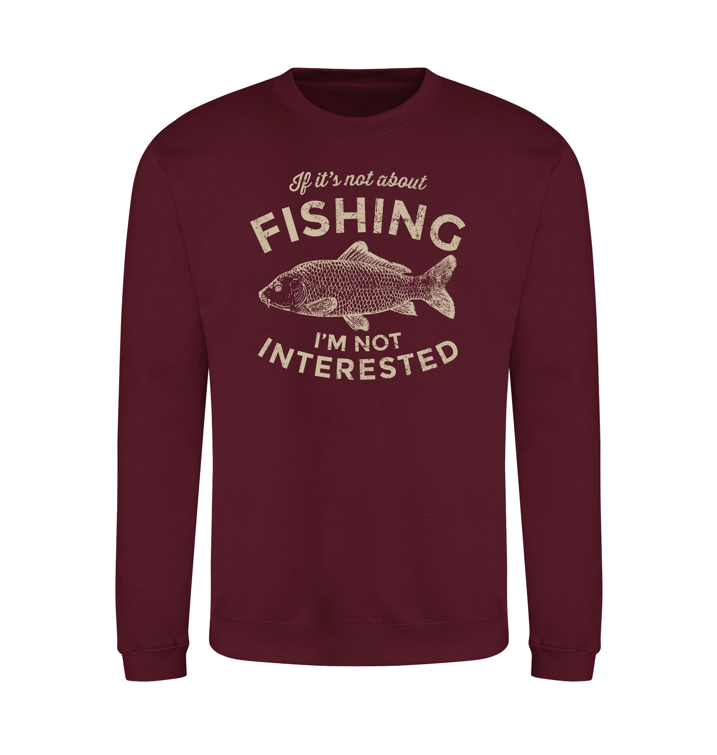 Burgundy Printed Sweater Front