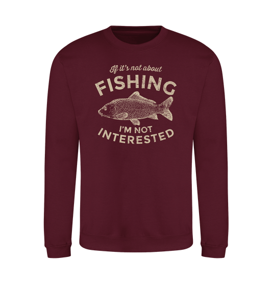 Burgundy Printed Sweater Front