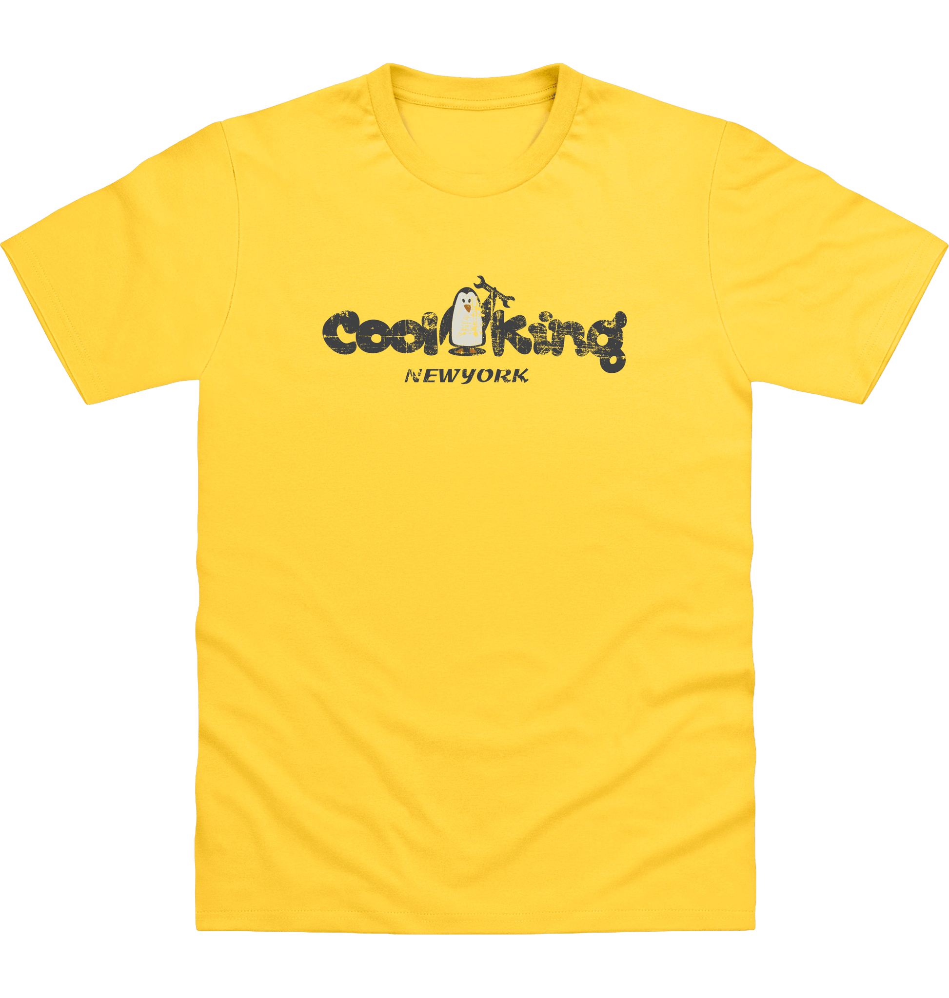 Sun Yellow Printed T-shirt Front
