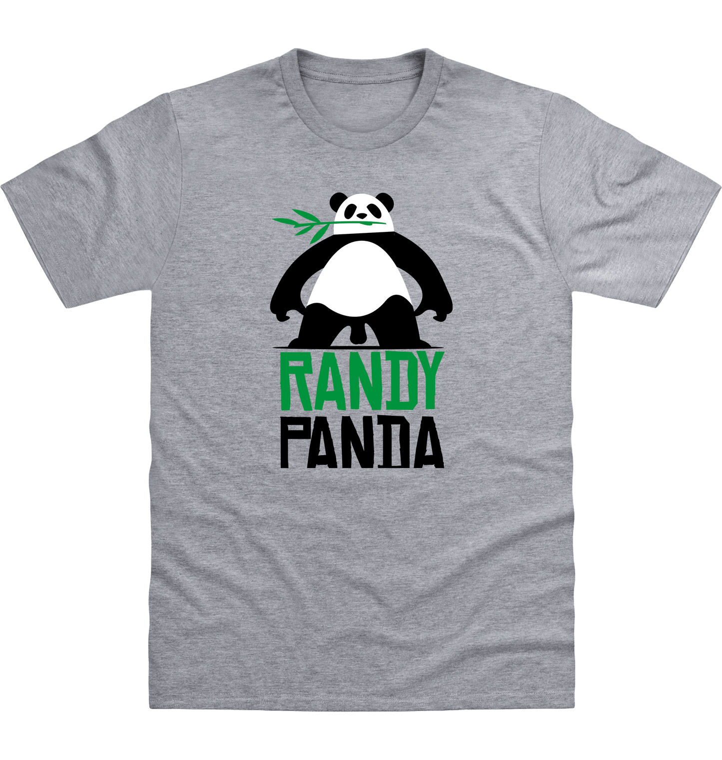 Heather Grey Printed T-shirt Front