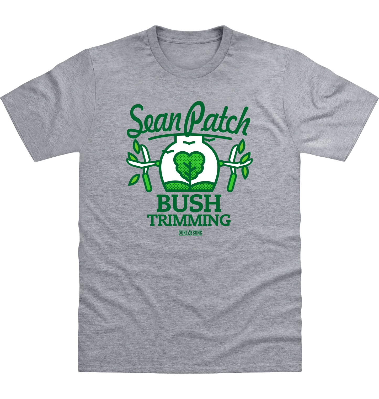 Heather Grey Printed T-shirt Front