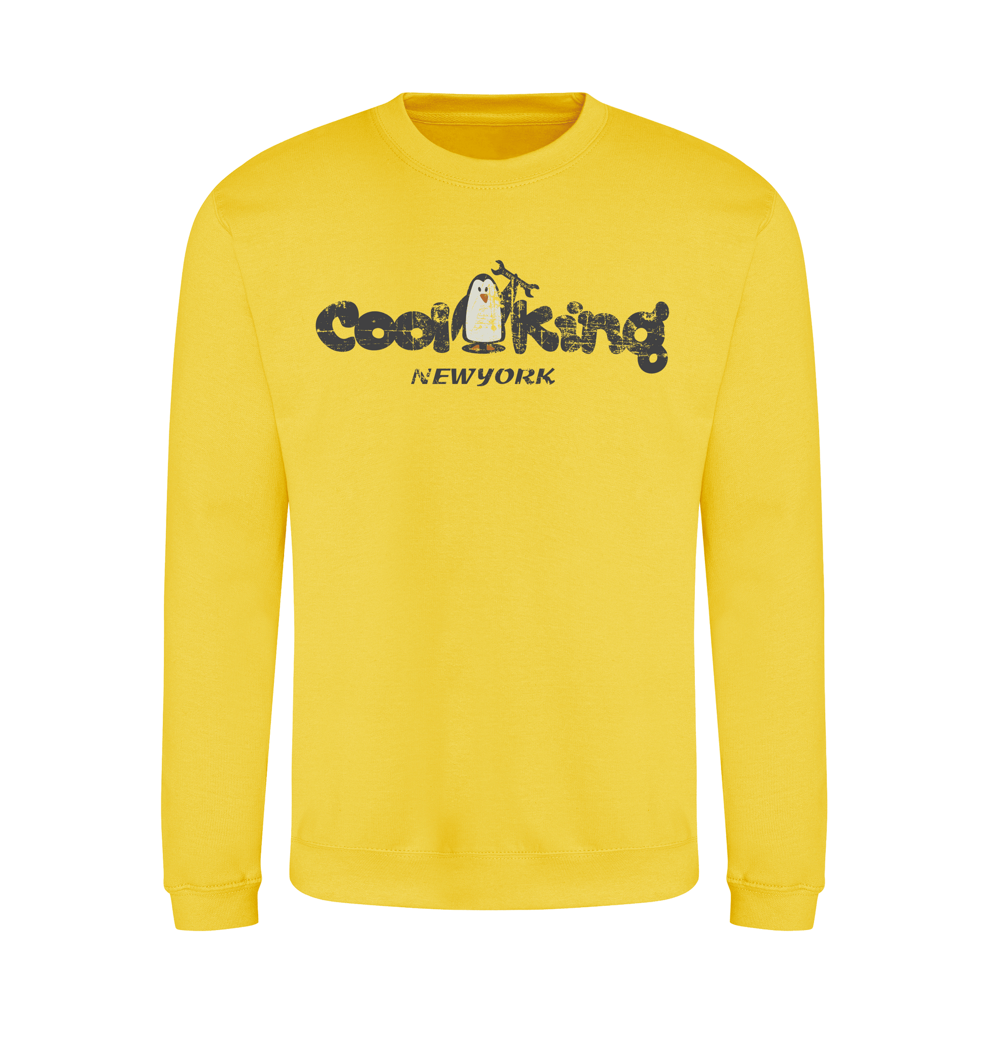 Sun Yellow Printed Sweater Front