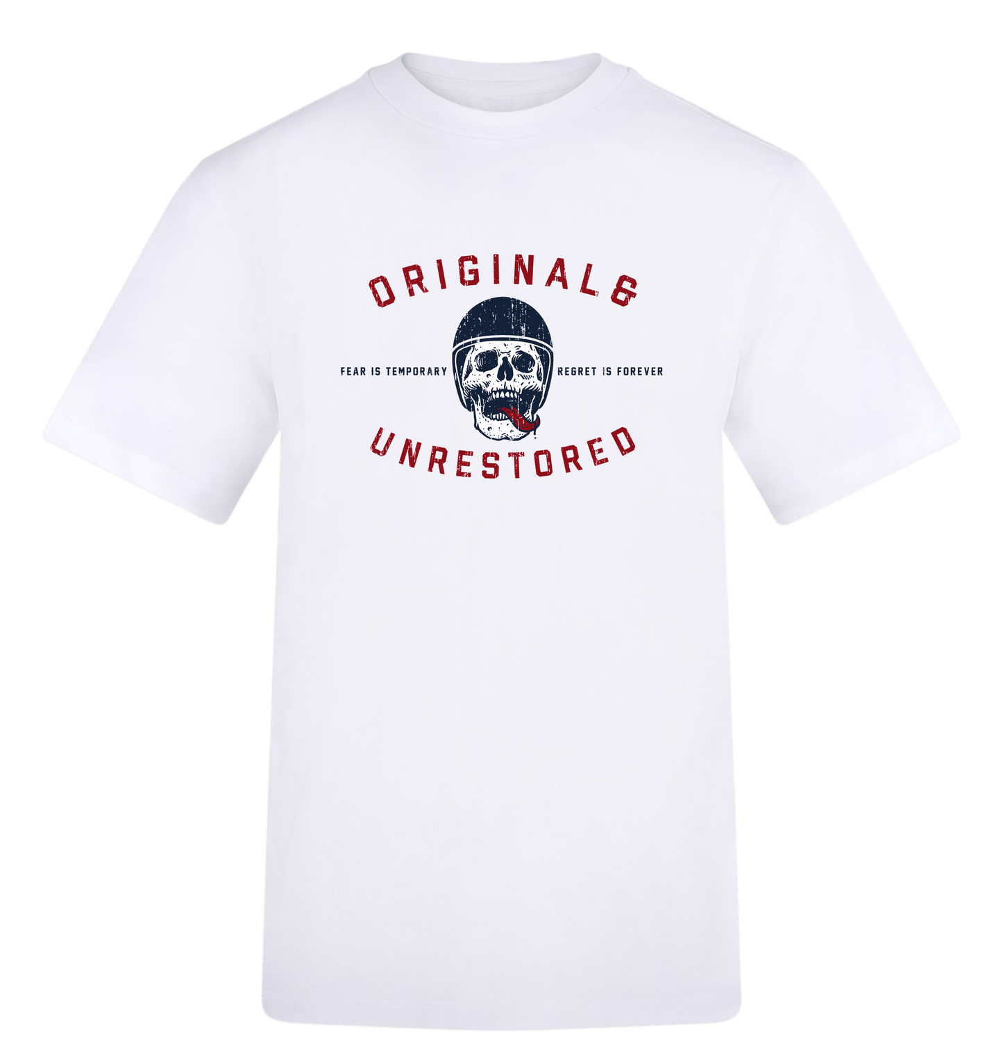 Arctic White Printed T-shirt Front
