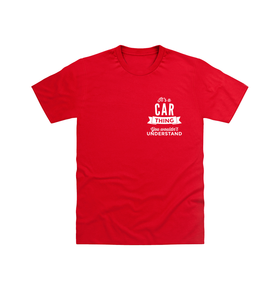 Red Printed T-shirt Front