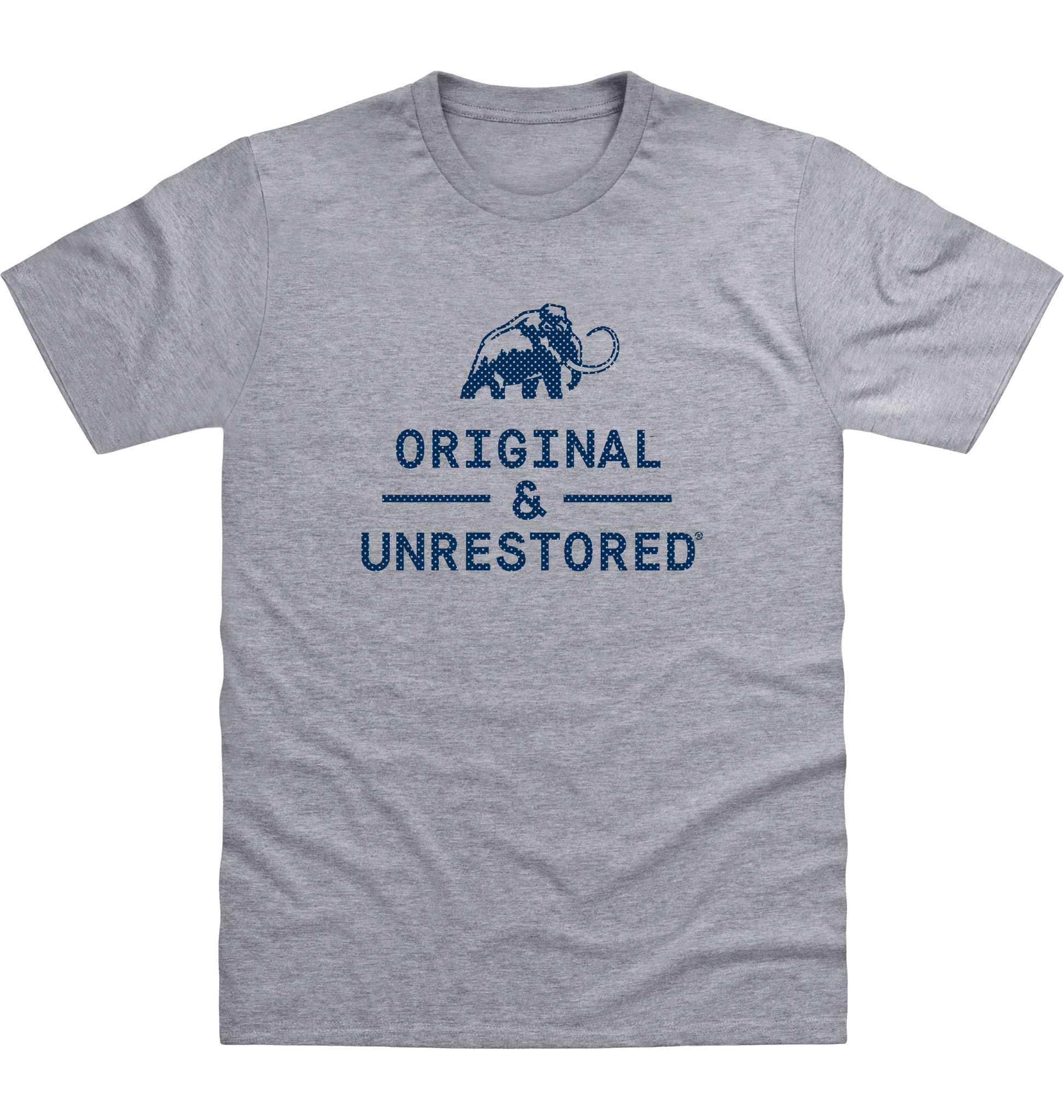 Heather Grey Printed T-shirt Front