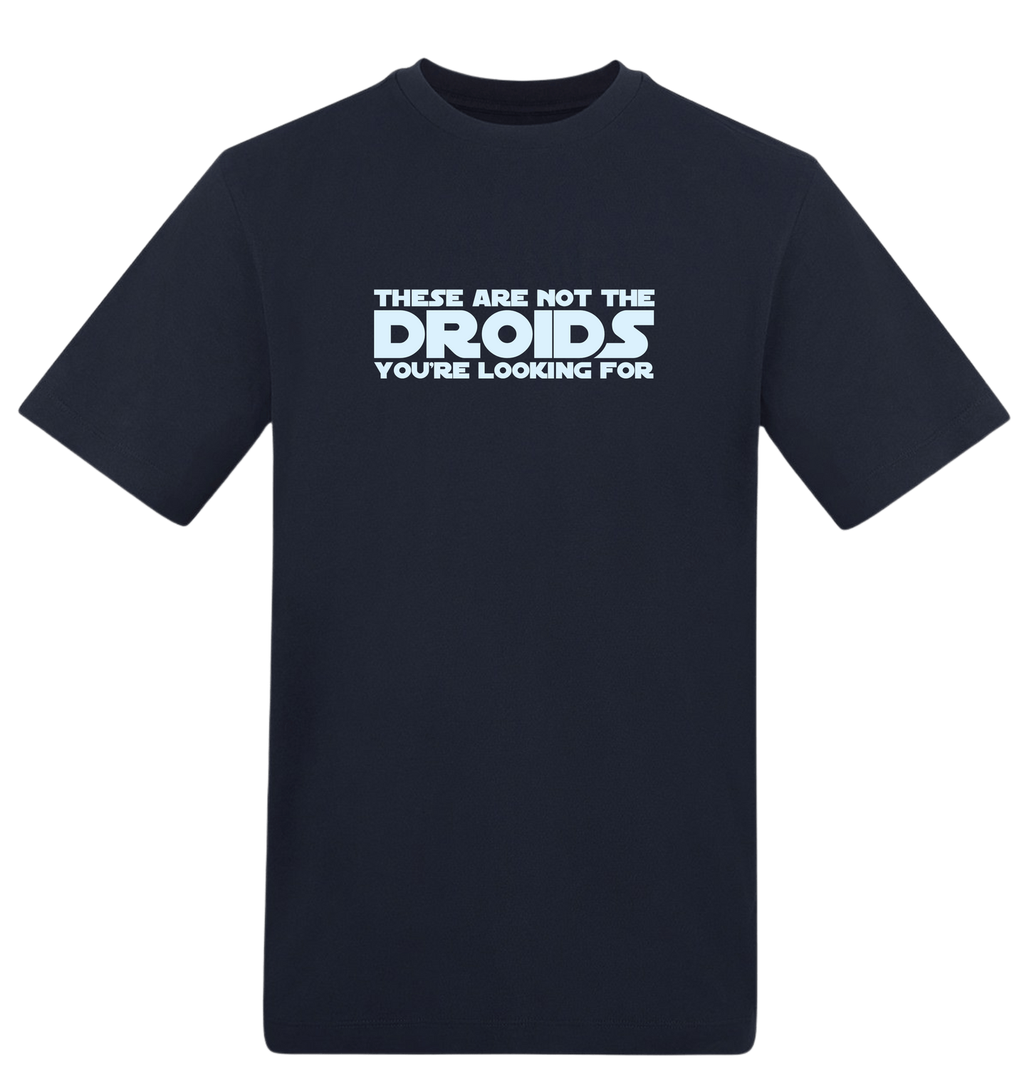 New French Navy Printed T-shirt Front
