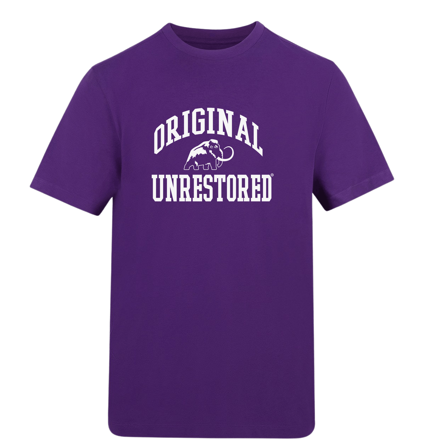 Purple Printed T-shirt Front