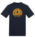 New French Navy Printed T-shirt Front