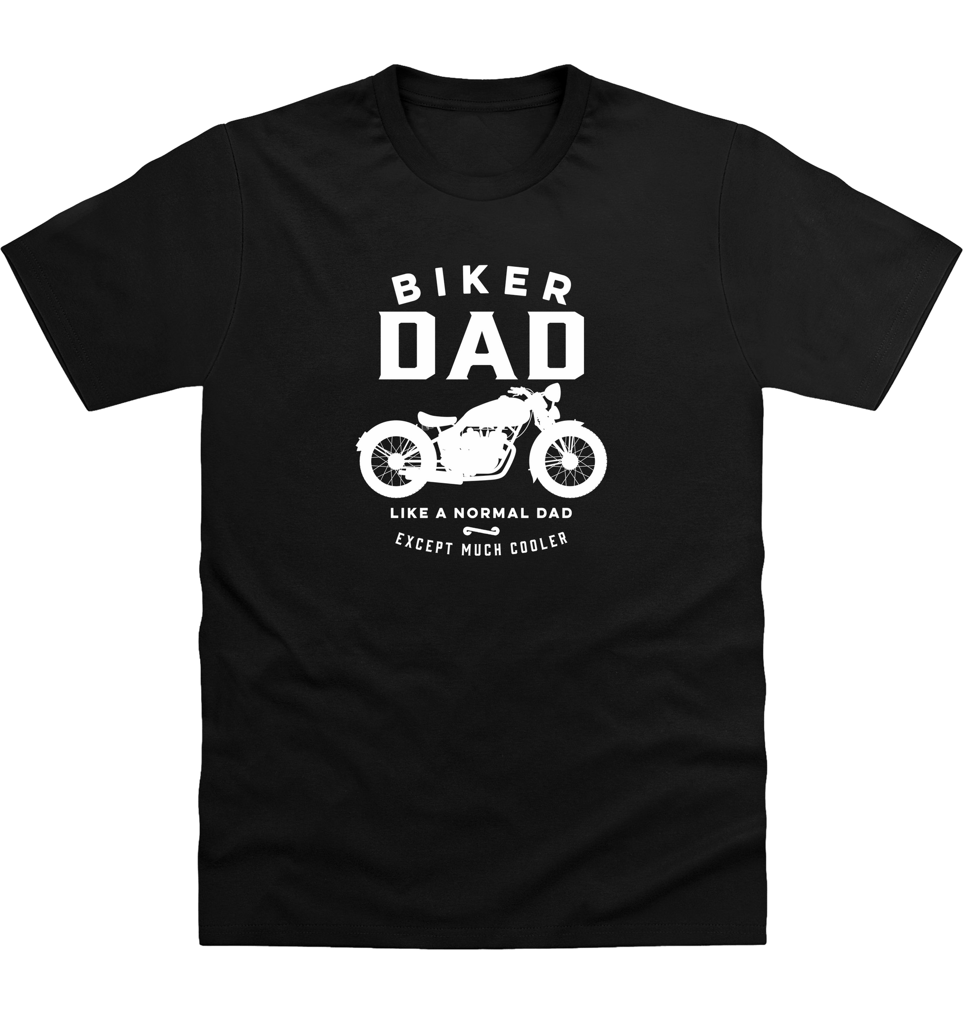 Deep Black Printed T-shirt Front
