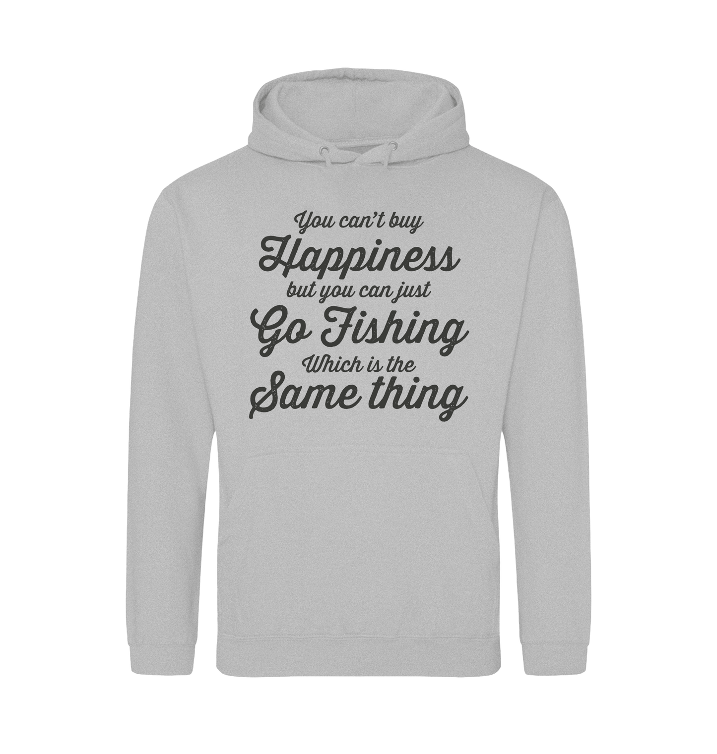 Heather Grey Printed Hoody Front