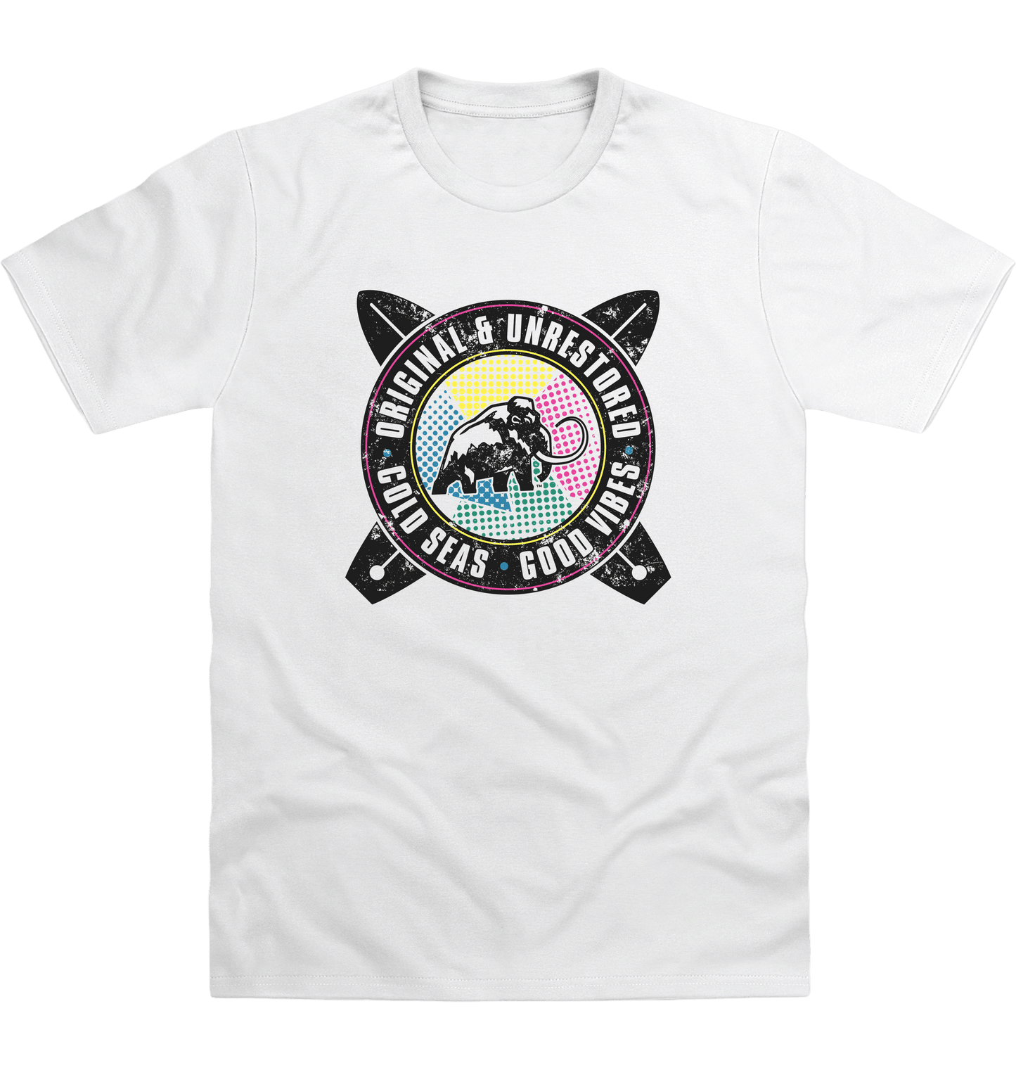 Arctic White Printed T-shirt Front