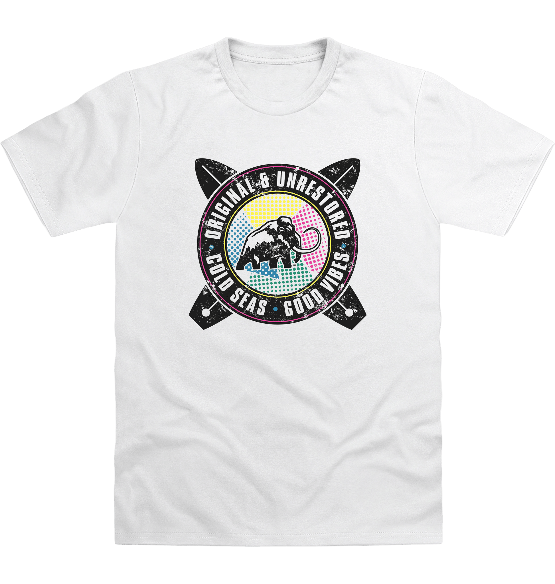 Arctic White Printed T-shirt Front
