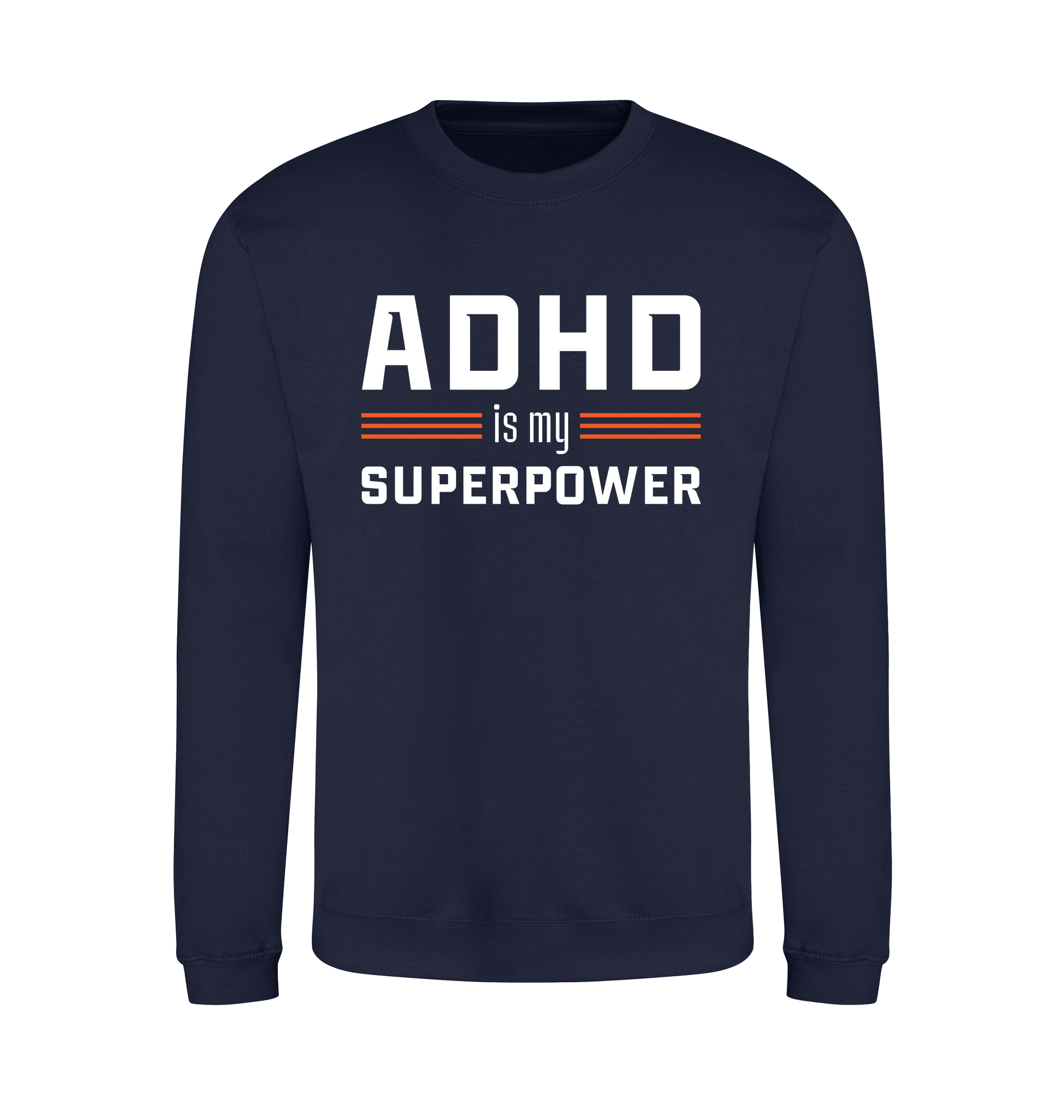 Oxford Navy Printed Sweater Front