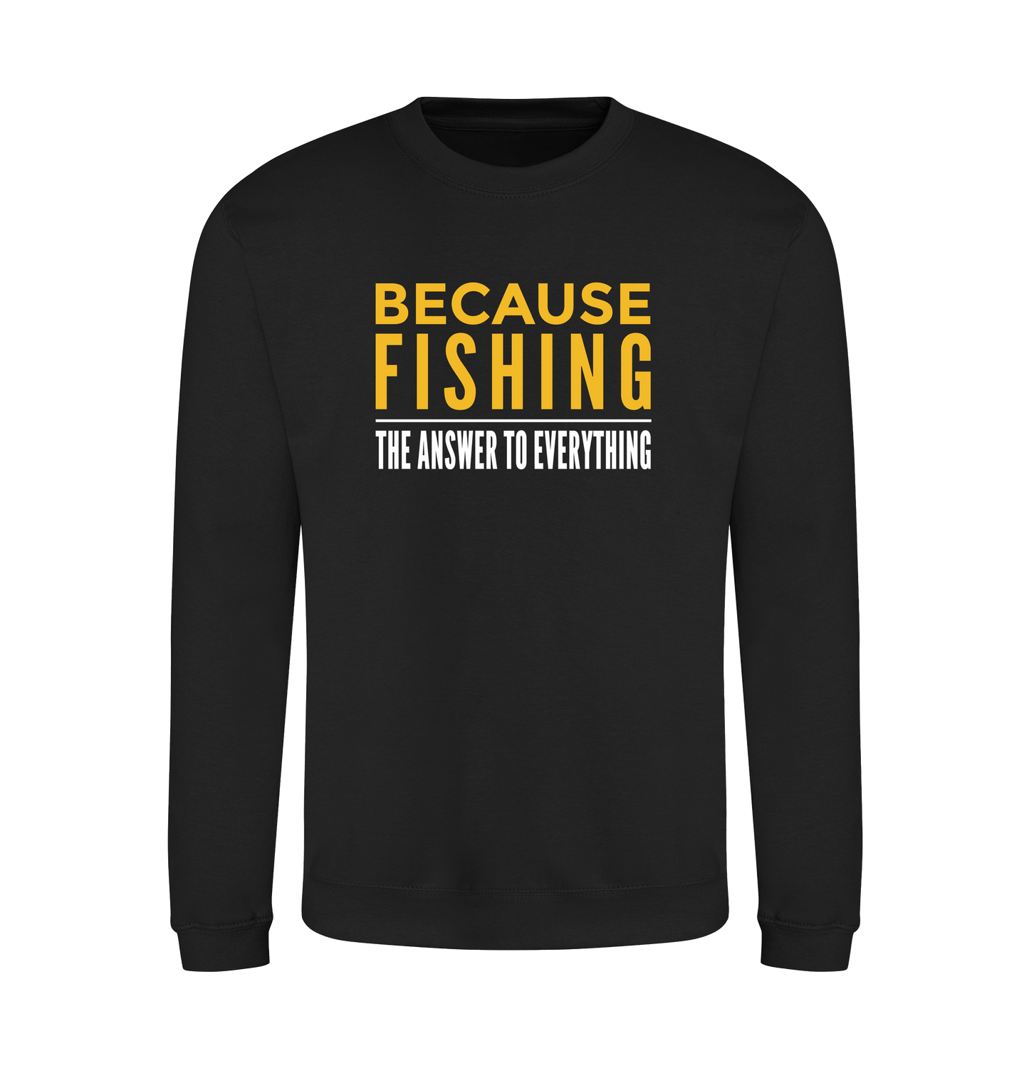 Jet Black Printed Sweater Front