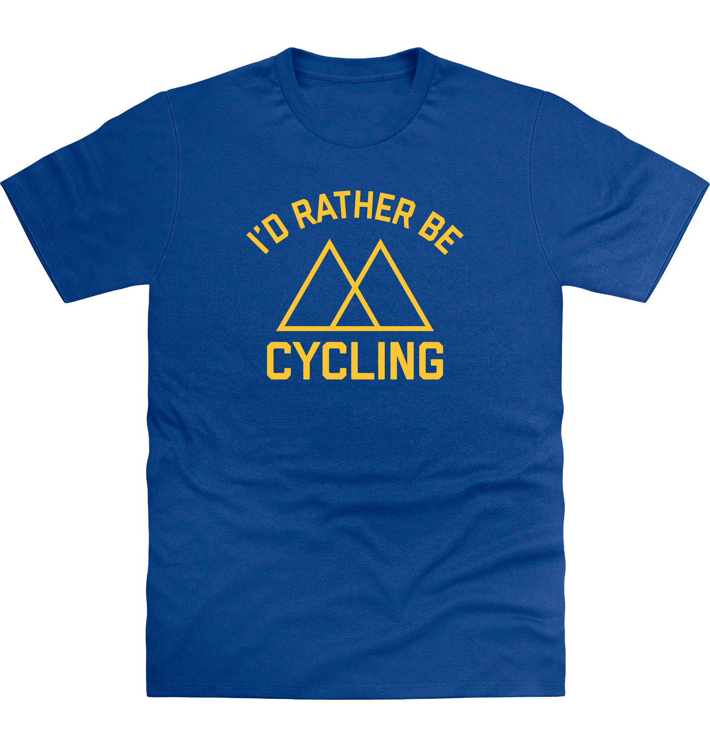 Royal Blue Printed T-shirt Front