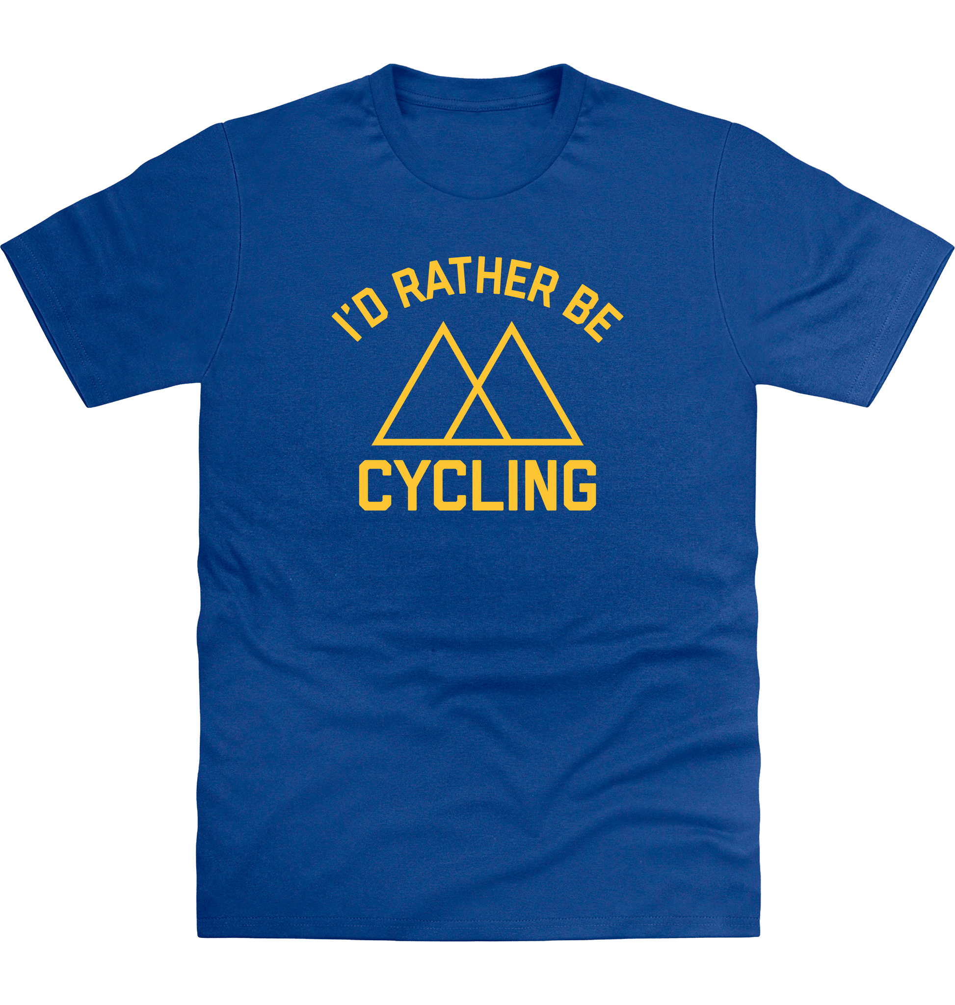 Royal Blue Printed T-shirt Front
