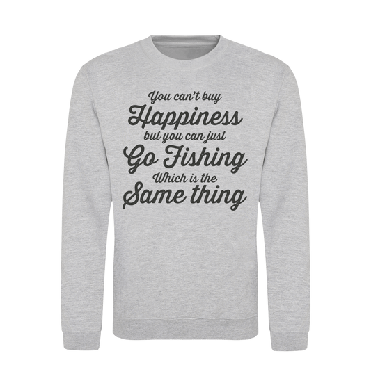 Heather Grey Printed Sweater Front
