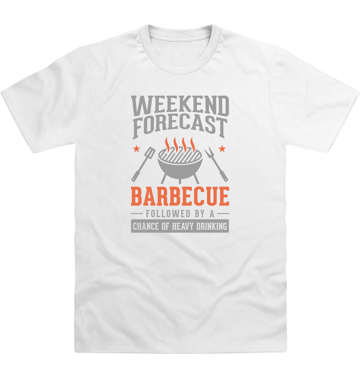 Arctic White Printed T-shirt Front