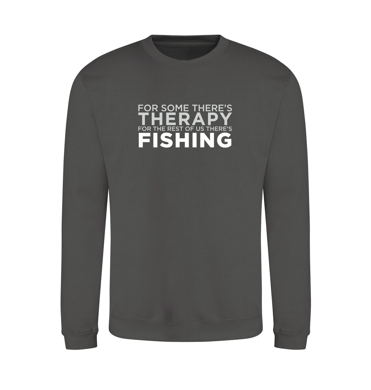 Steel Grey Printed Sweater Front