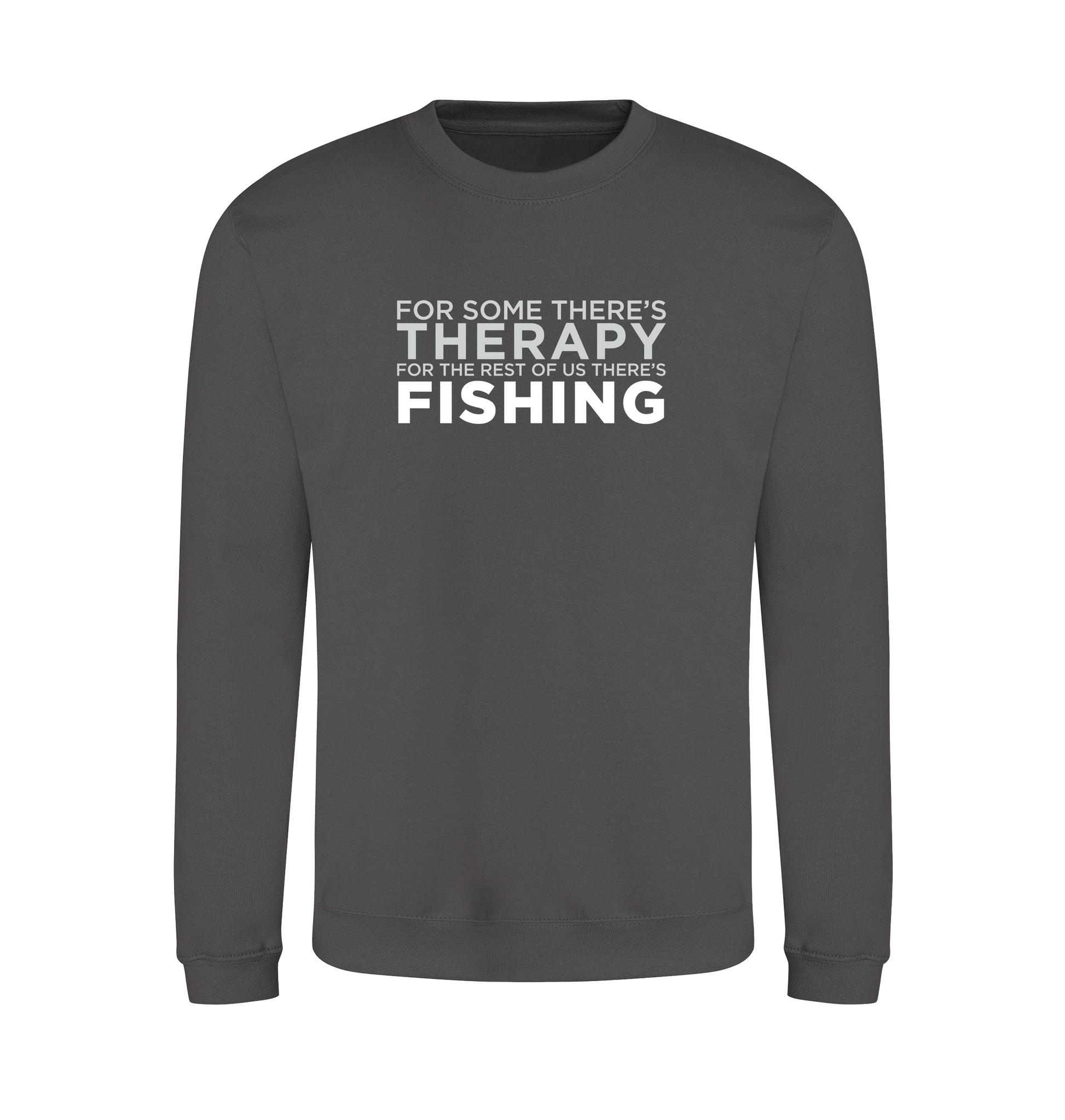 Steel Grey Printed Sweater Front