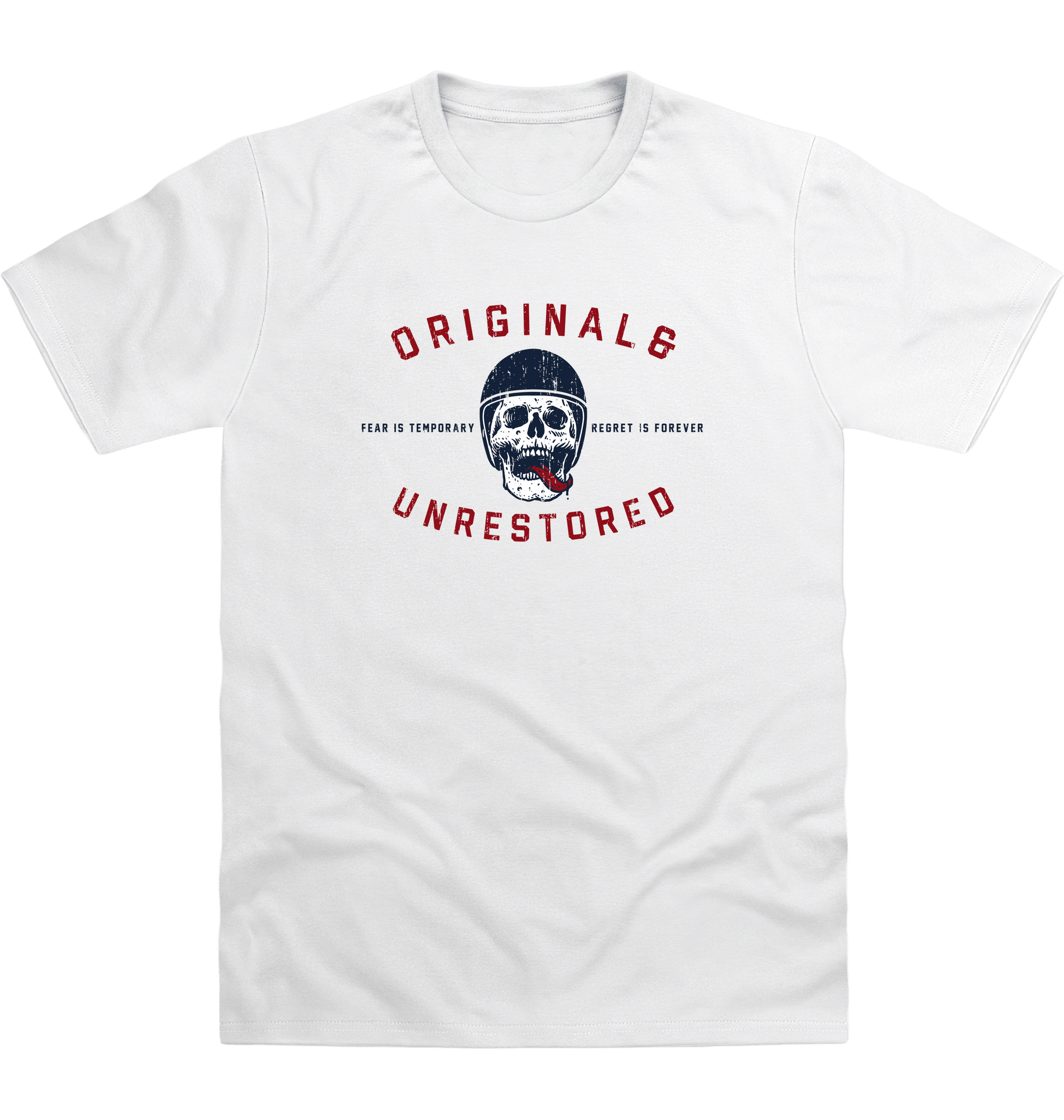 Arctic White Printed T-shirt Front