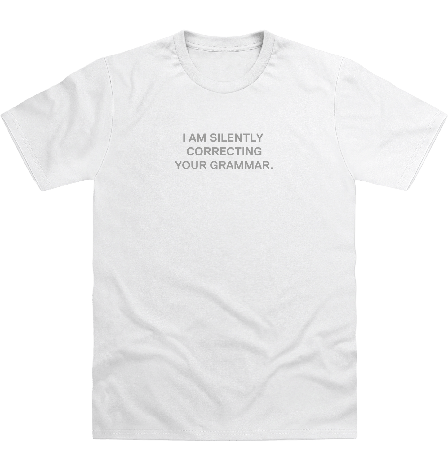 Arctic White Printed T-shirt Front