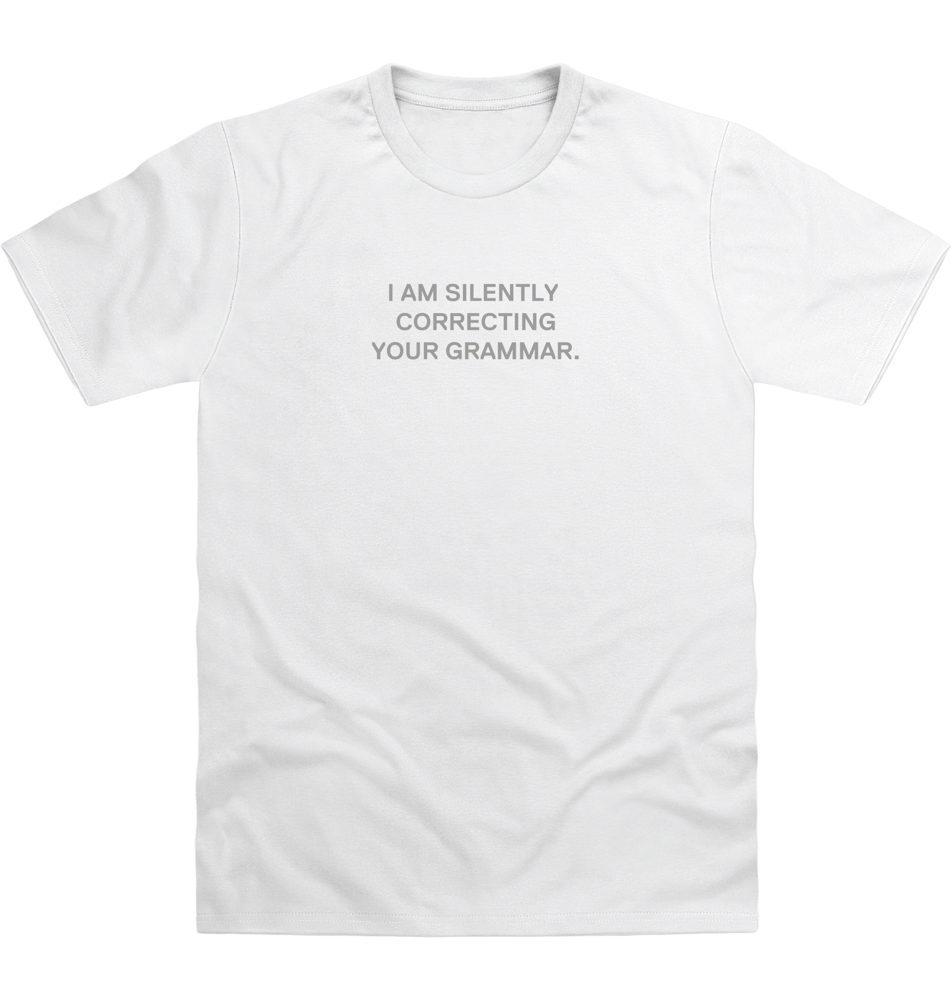 Arctic White Printed T-shirt Front
