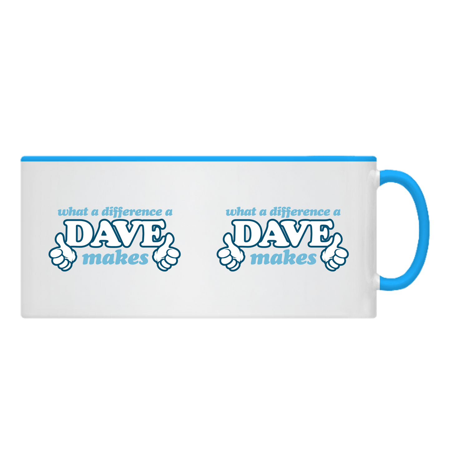 Light Blue Mug Front