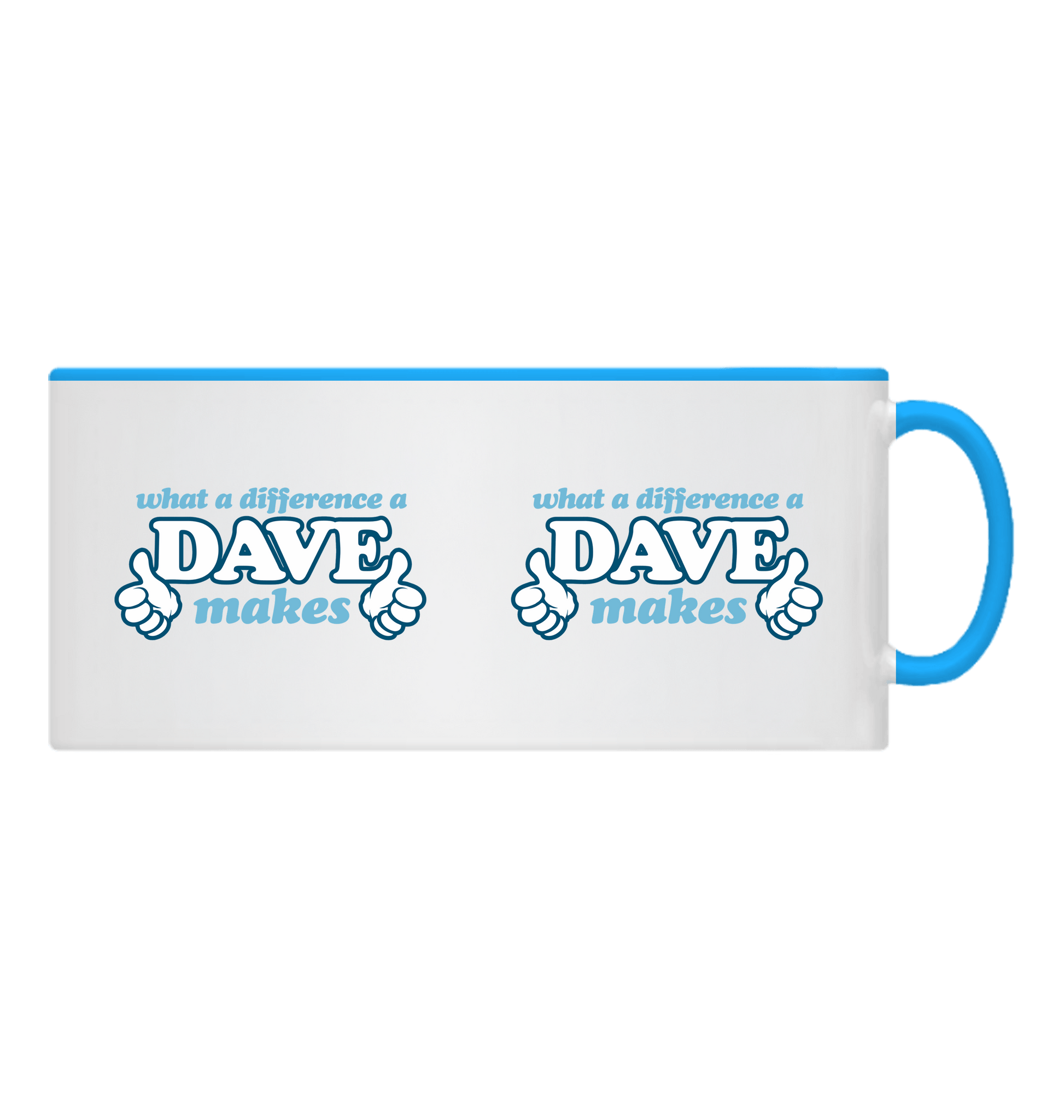 Light Blue Mug Front