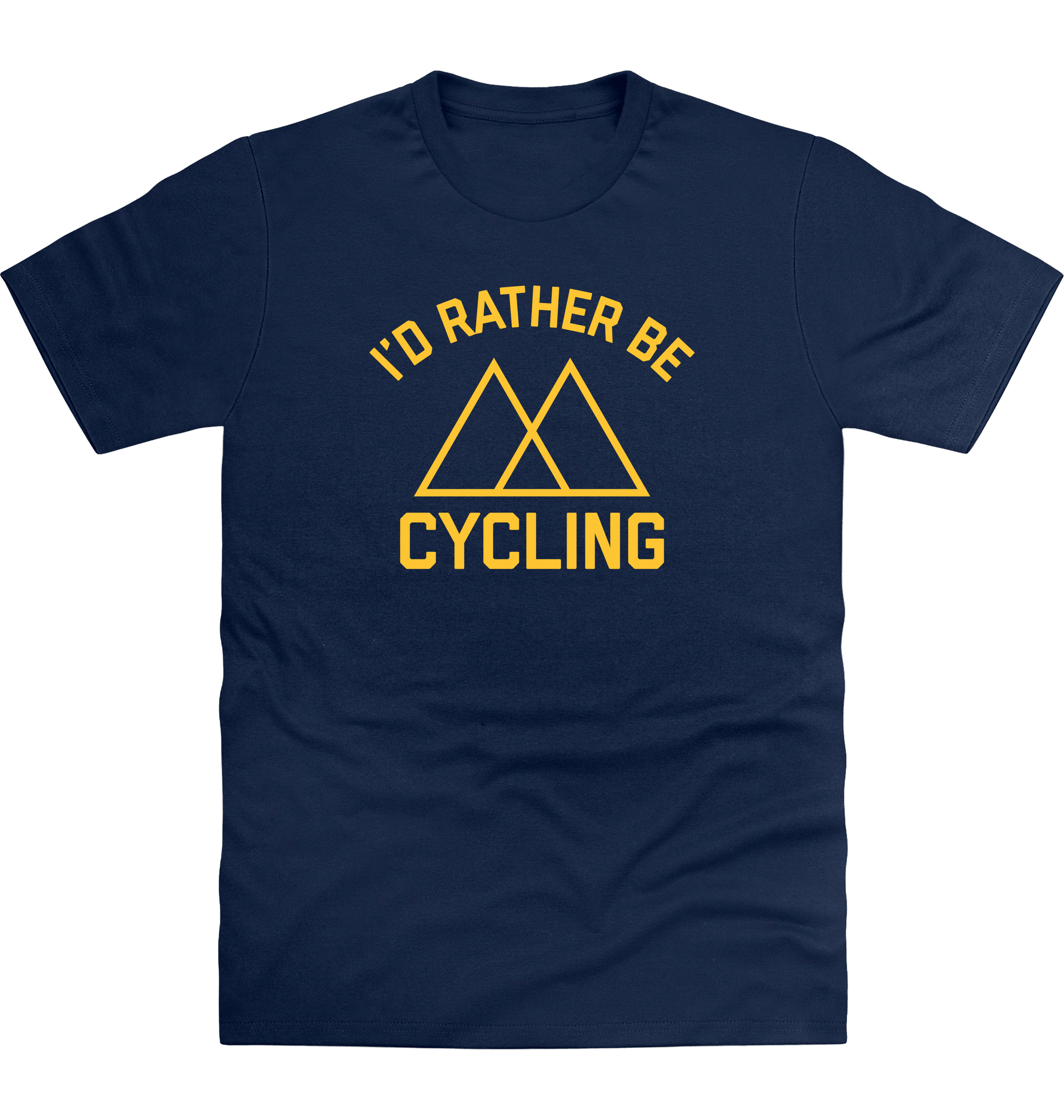 New French Navy Printed T-shirt Front