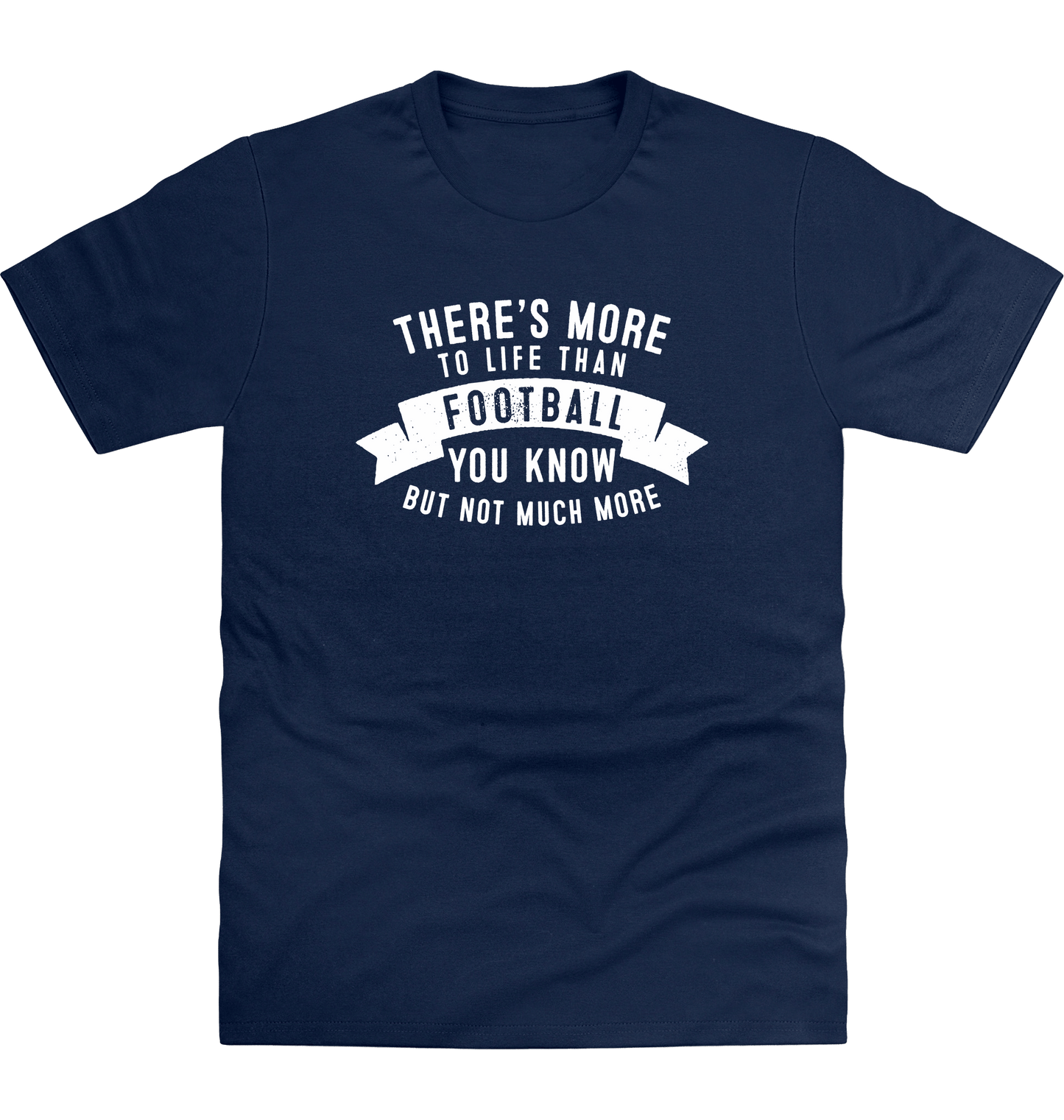 New French Navy Printed T-shirt Front
