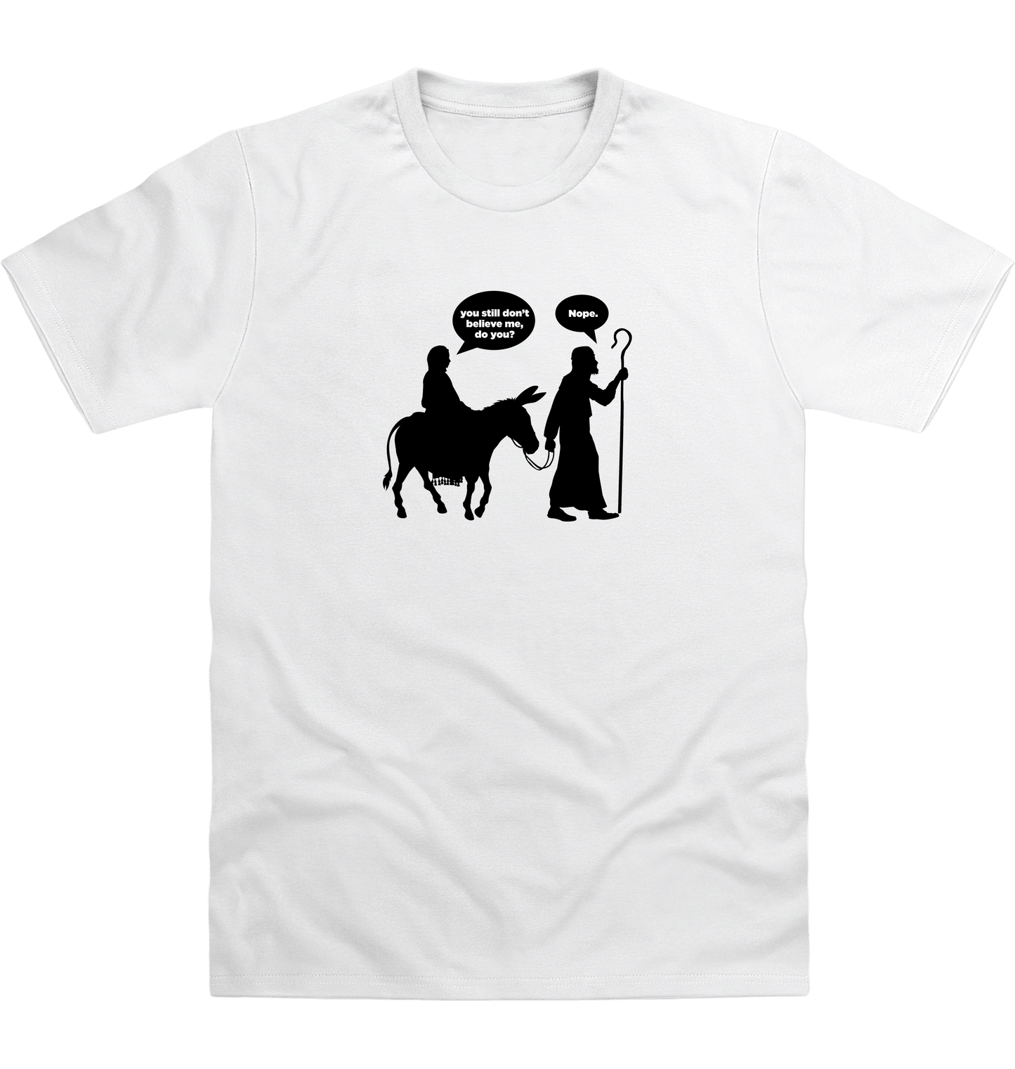 Arctic White Printed T-shirt Front