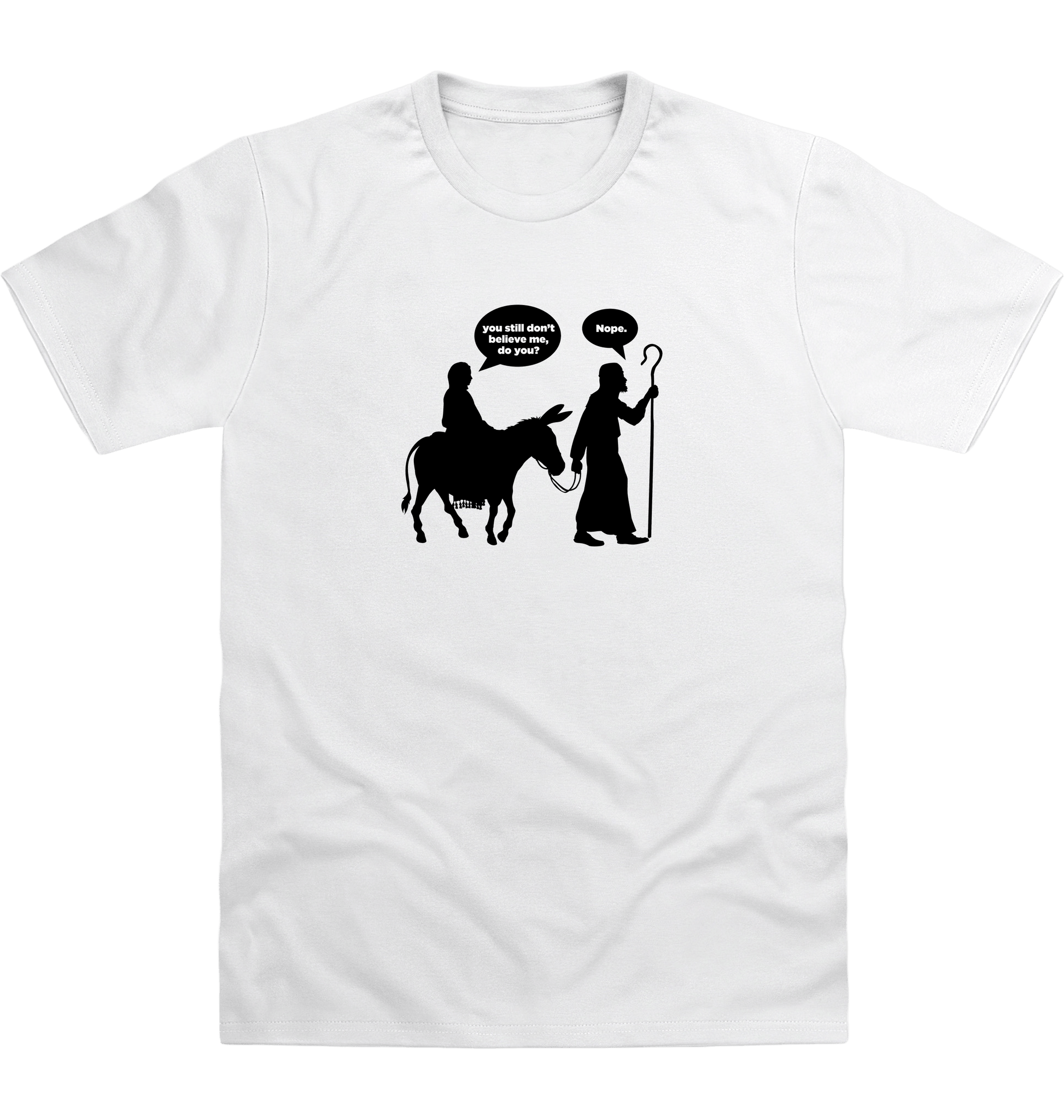 Arctic White Printed T-shirt Front