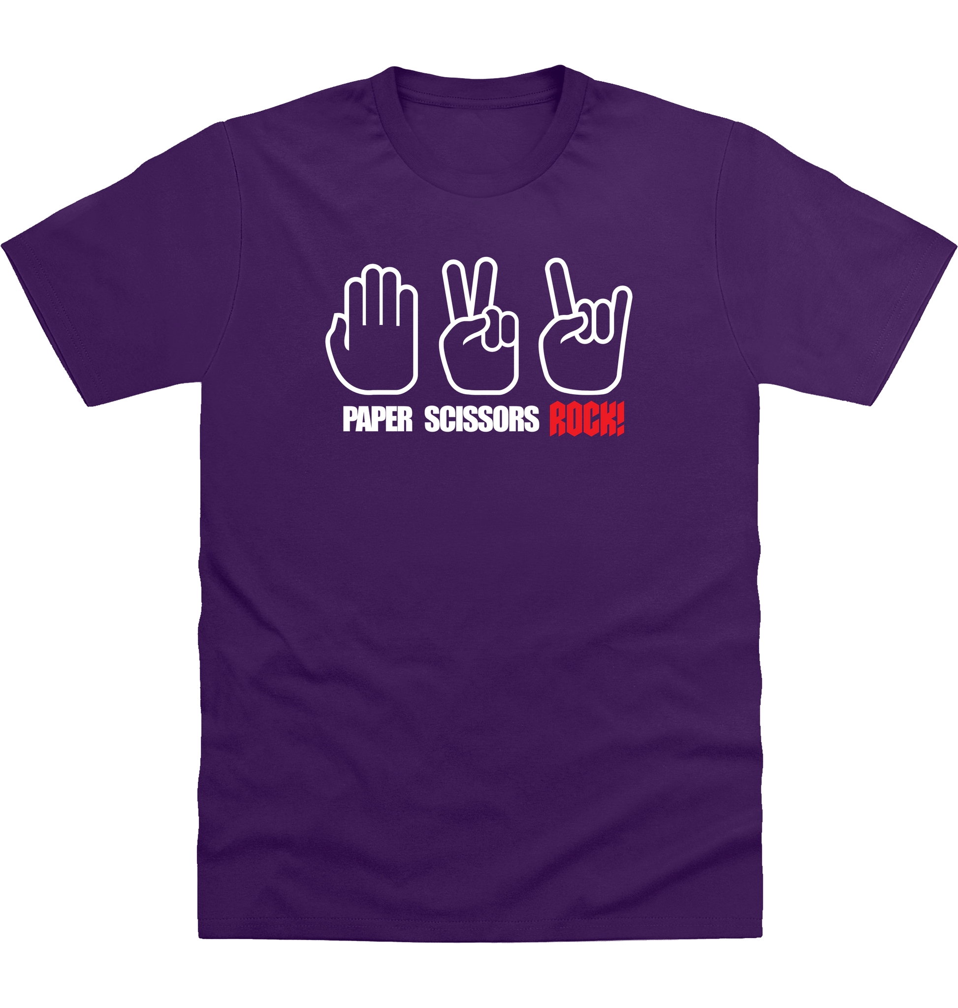 Purple Printed T-shirt Front