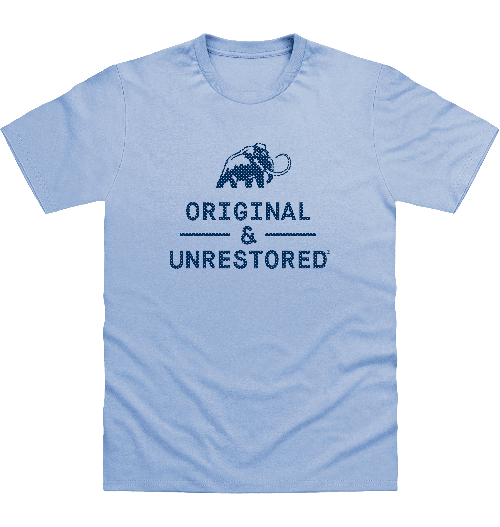 Sky Blue Printed T-shirt Front