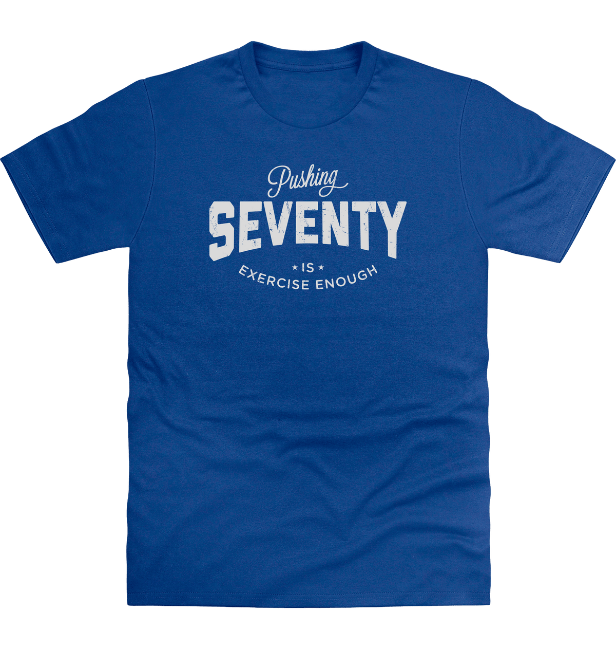 Royal Blue Printed T-shirt Front