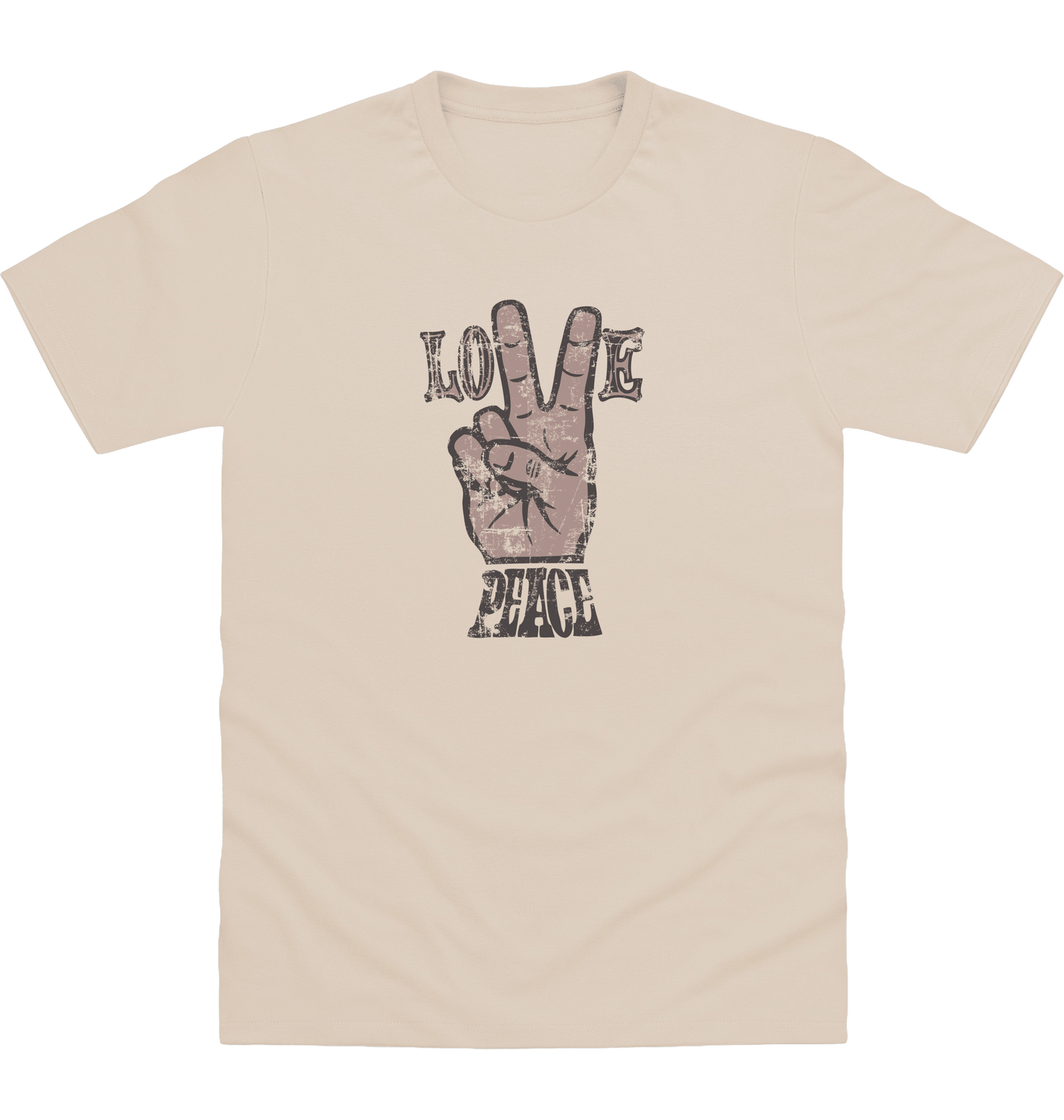 Natural Stone Printed T-shirt Front