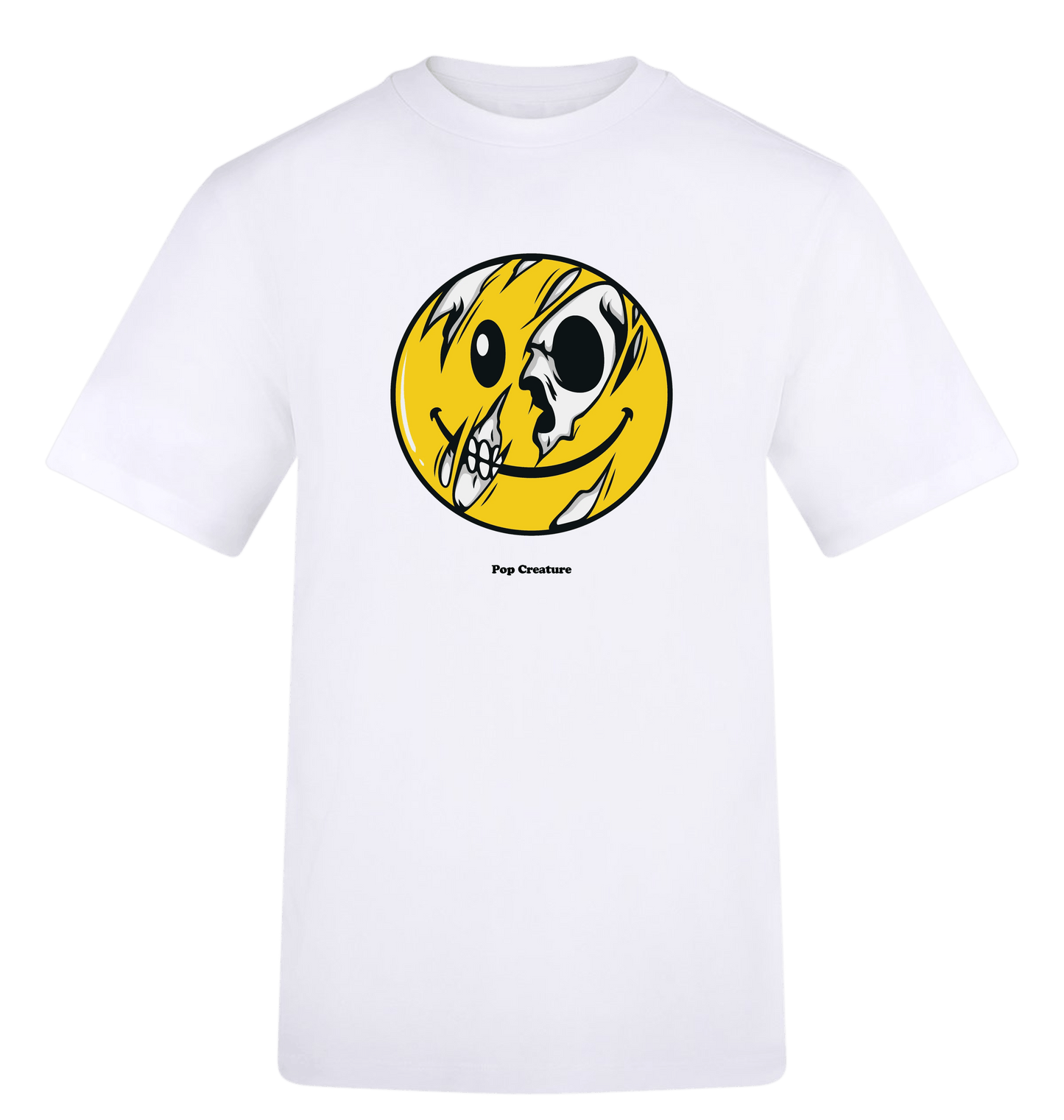 Arctic White Printed T-shirt Front