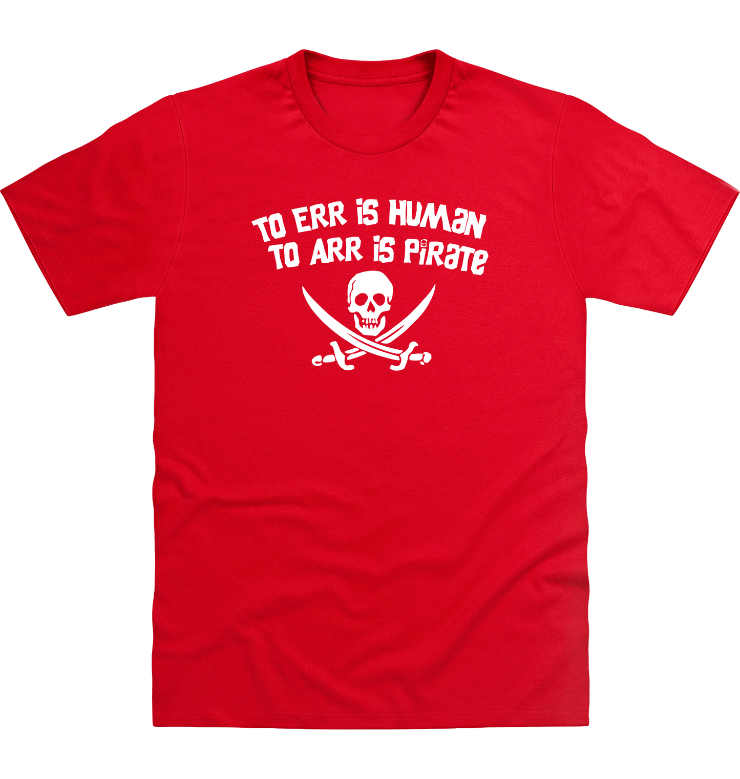 Fire Red Printed T-shirt Front